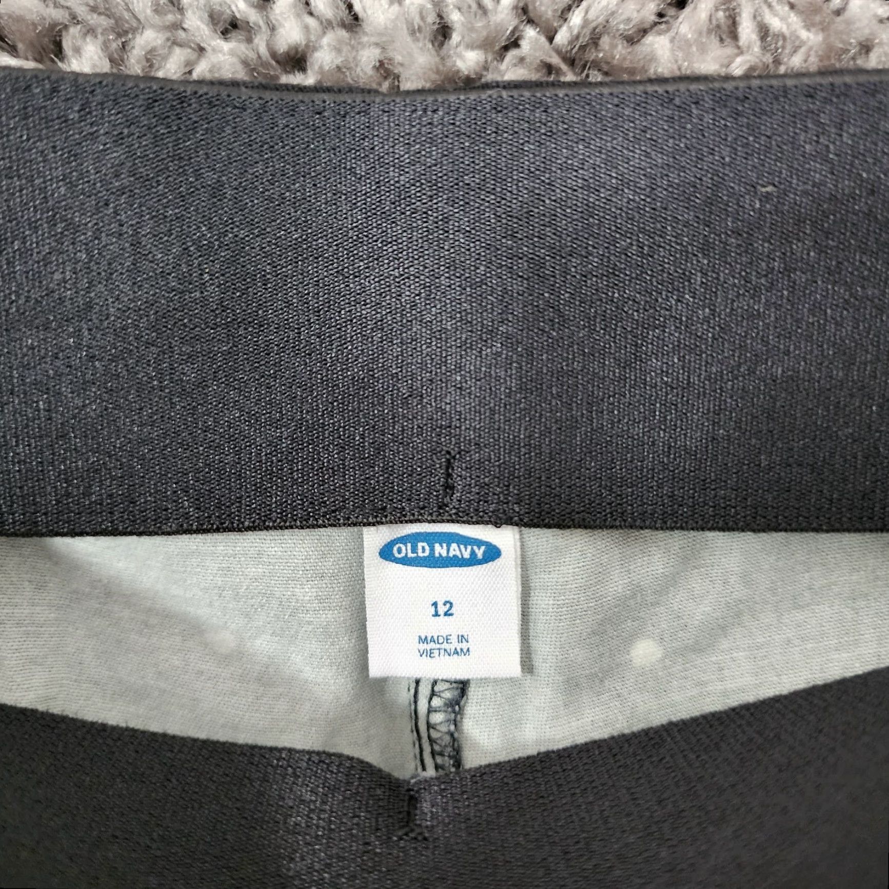 Old Navy Old Navy Dress Pants Womens Black Polka Dot Side Zip Elastic Waist Size 12 Size 34" / US 12 / IT 48 - 4 Thumbnail