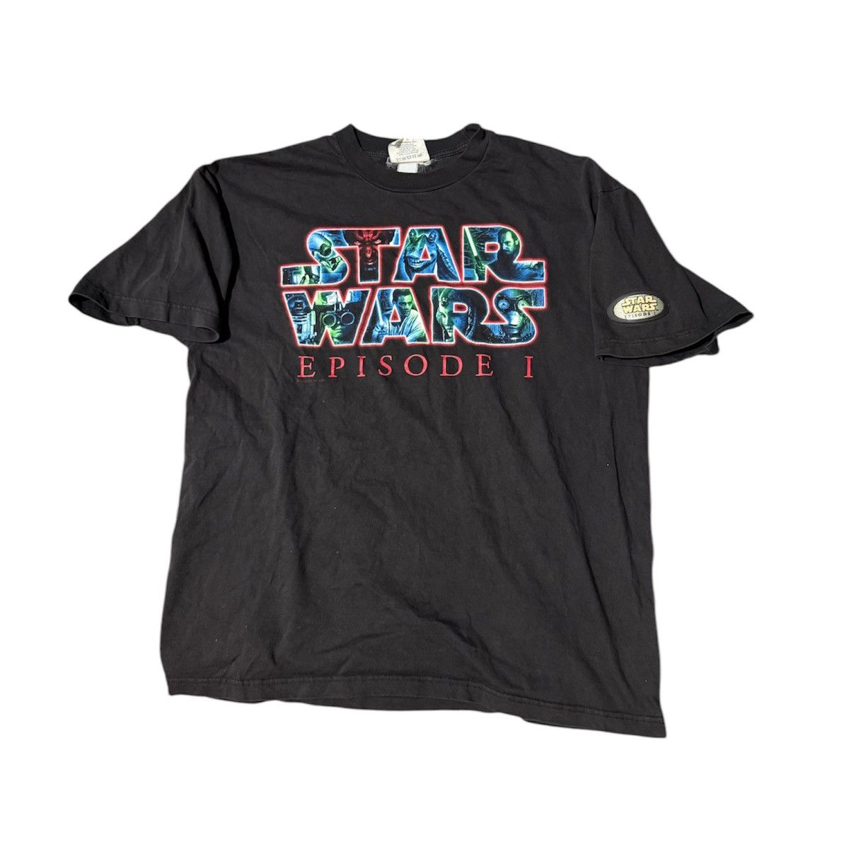 Vintage Vintage 90s Star Wars Episode One T-Shirt Size US XL / EU 56 / 4 - 1 Thumbnail