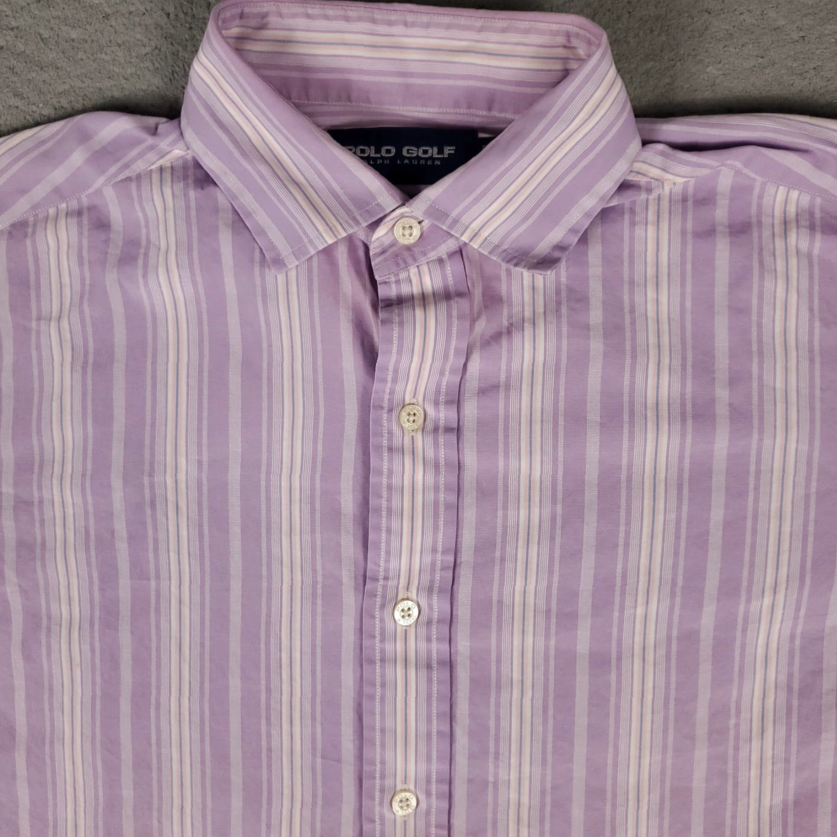 Ralph Lauren Purple Striped Ralph Lauren Mens Medium Button-Up Shirt * User: Ralph Lauren Purple Striped Mens Medium Button-Up Shirt * Size US M / EU 48-50 / 2 - 2 Thumbnail
