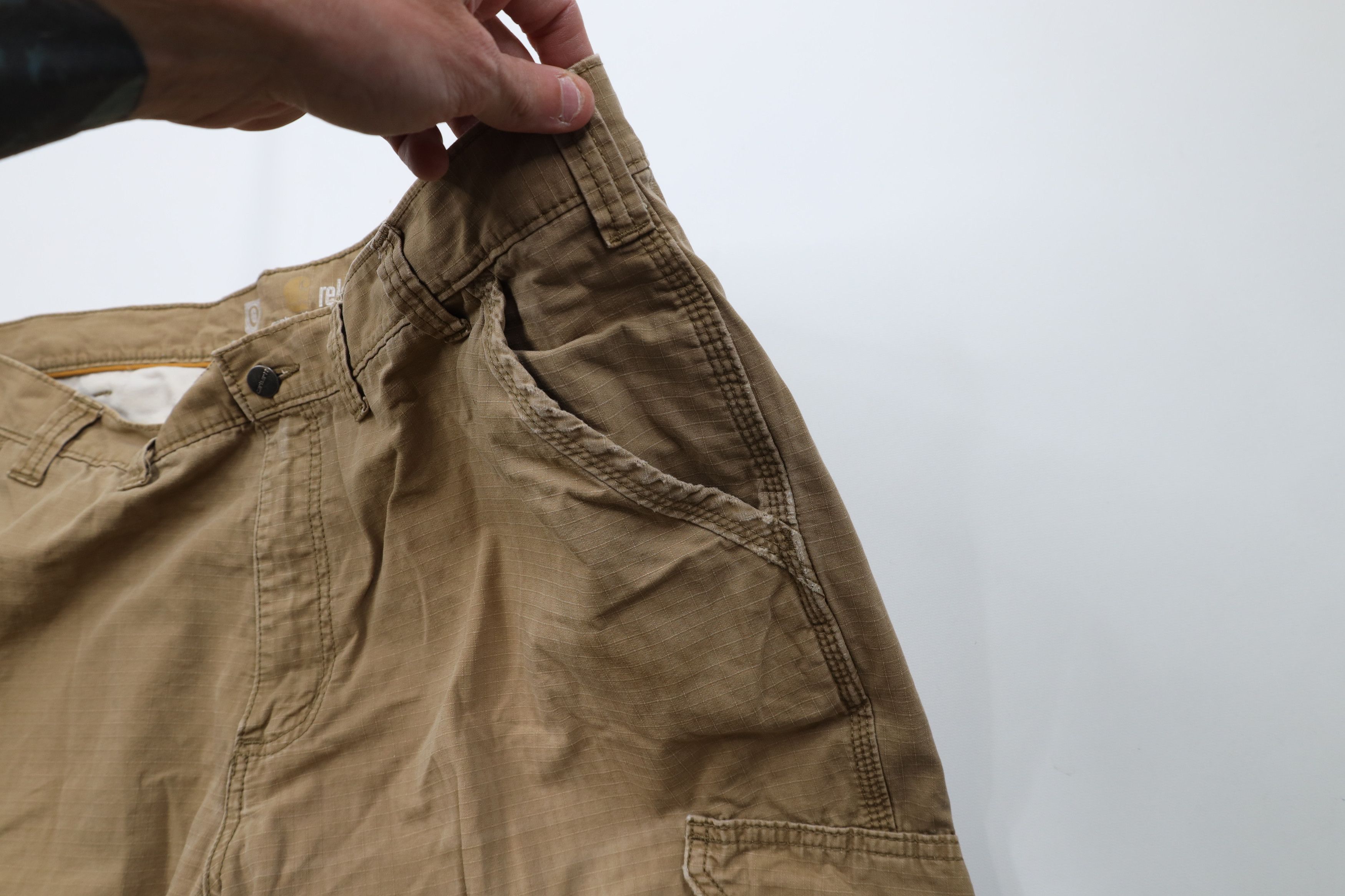 Carhartt Vintage Y2K Carhartt Fit Ripstop Wide Leg Cargo Pants Size US 44 / EU 60 - 9 Thumbnail