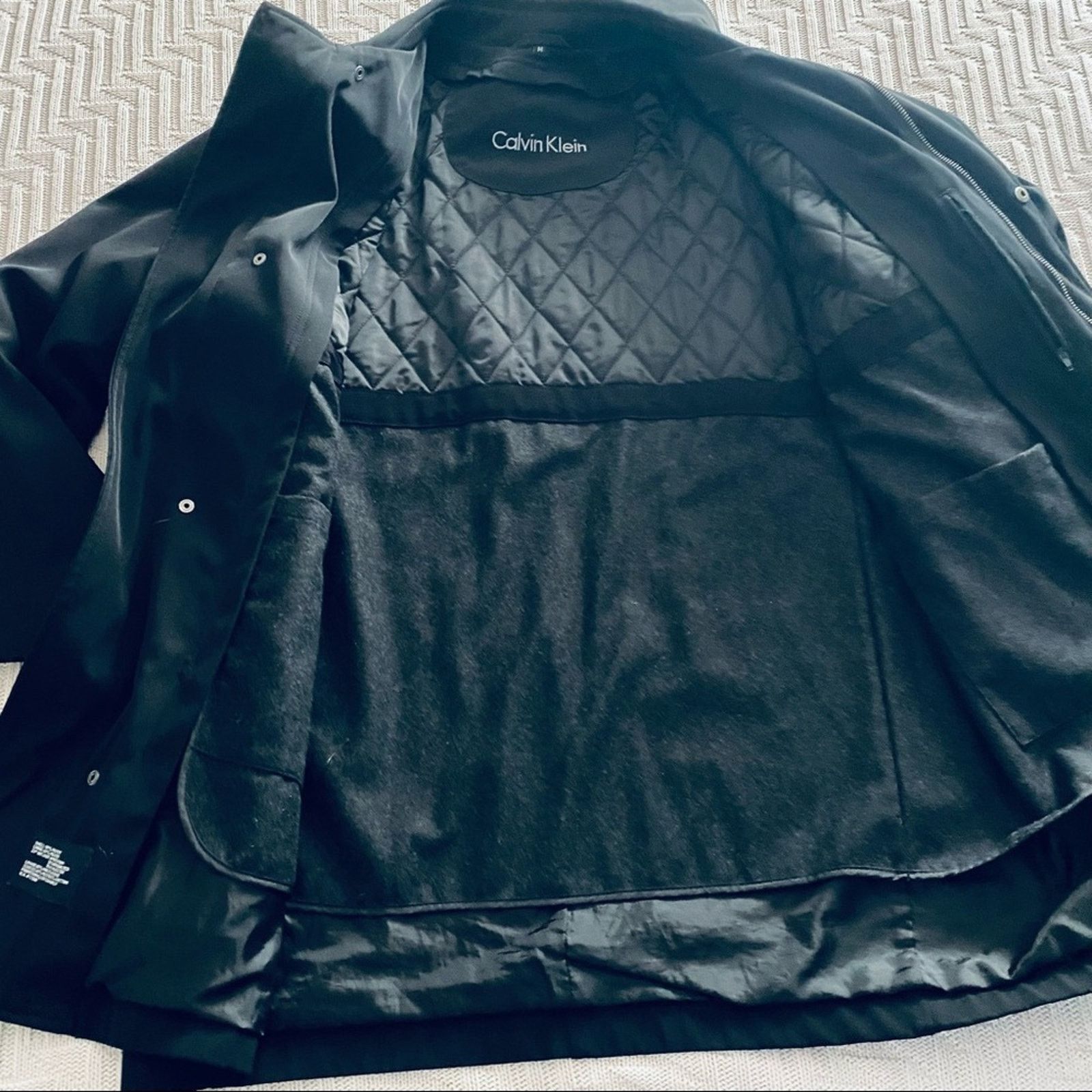 Calvin Klein Calvin Klein black trench coat with removable liner size M Size US M / EU 48-50 / 2 - 6 Thumbnail