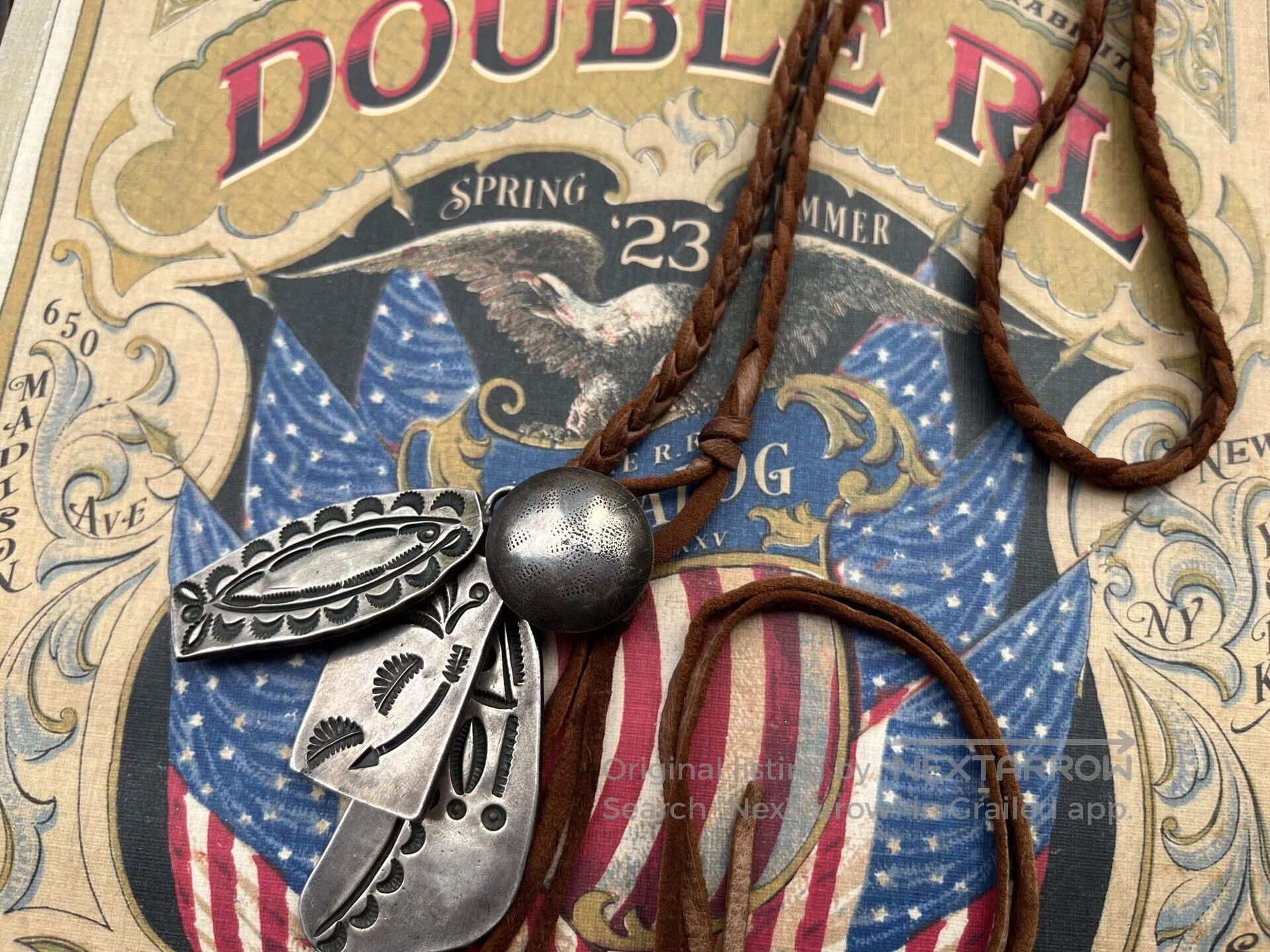 RRL Ralph Lauren rrl silver pendant necklace by Ralph Lauren. Size ONE SIZE - 3 Thumbnail