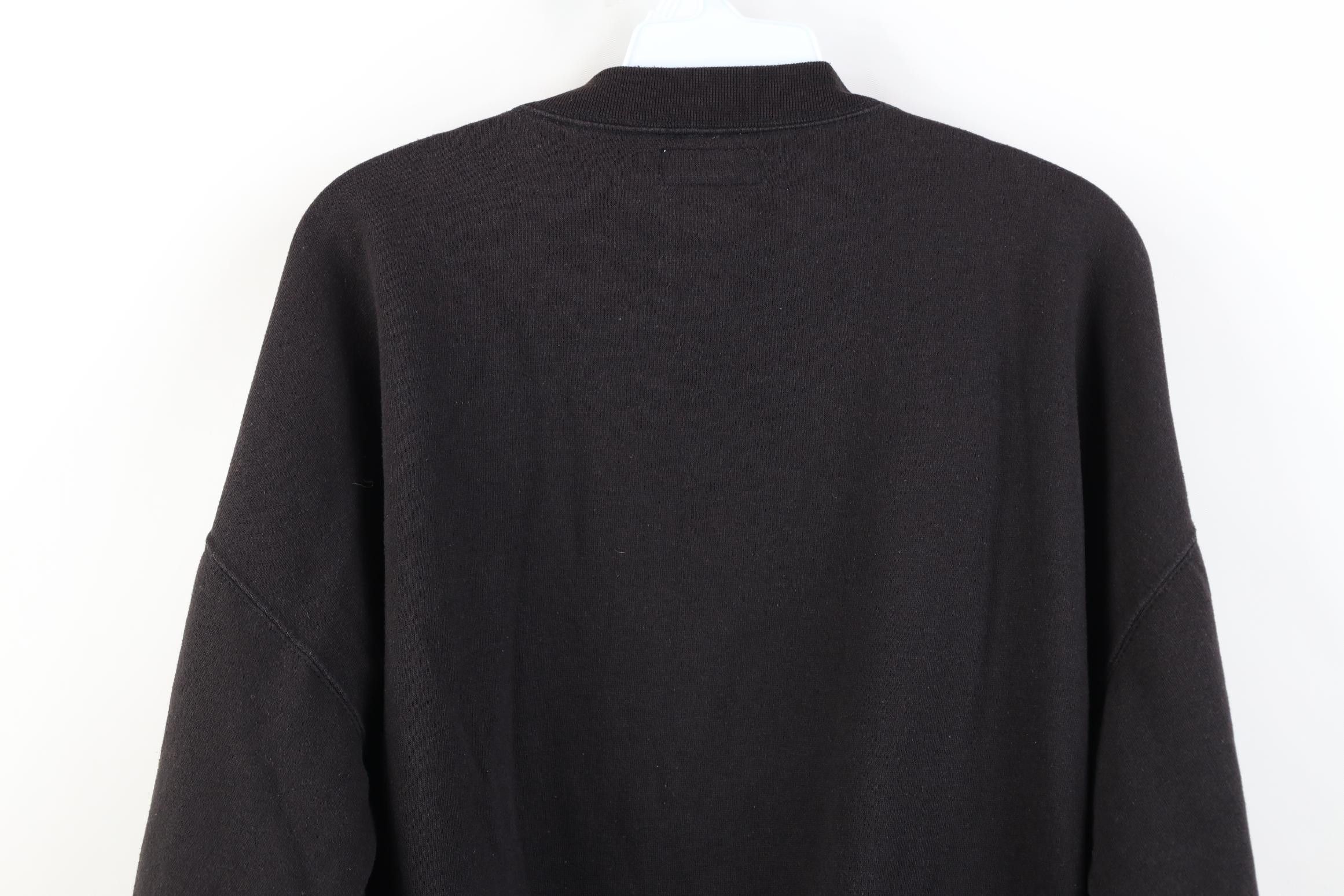 Reebok Vintage 90s Reebok Basketball Boxy Fit Sweatshirt Black Size US L / EU 52-54 / 3 - 10 Thumbnail