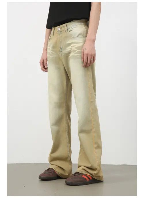 Japanese Brand × Jean American high street washed distressed bootcut jeans Size US 32 / EU 48 - 2 Thumbnail