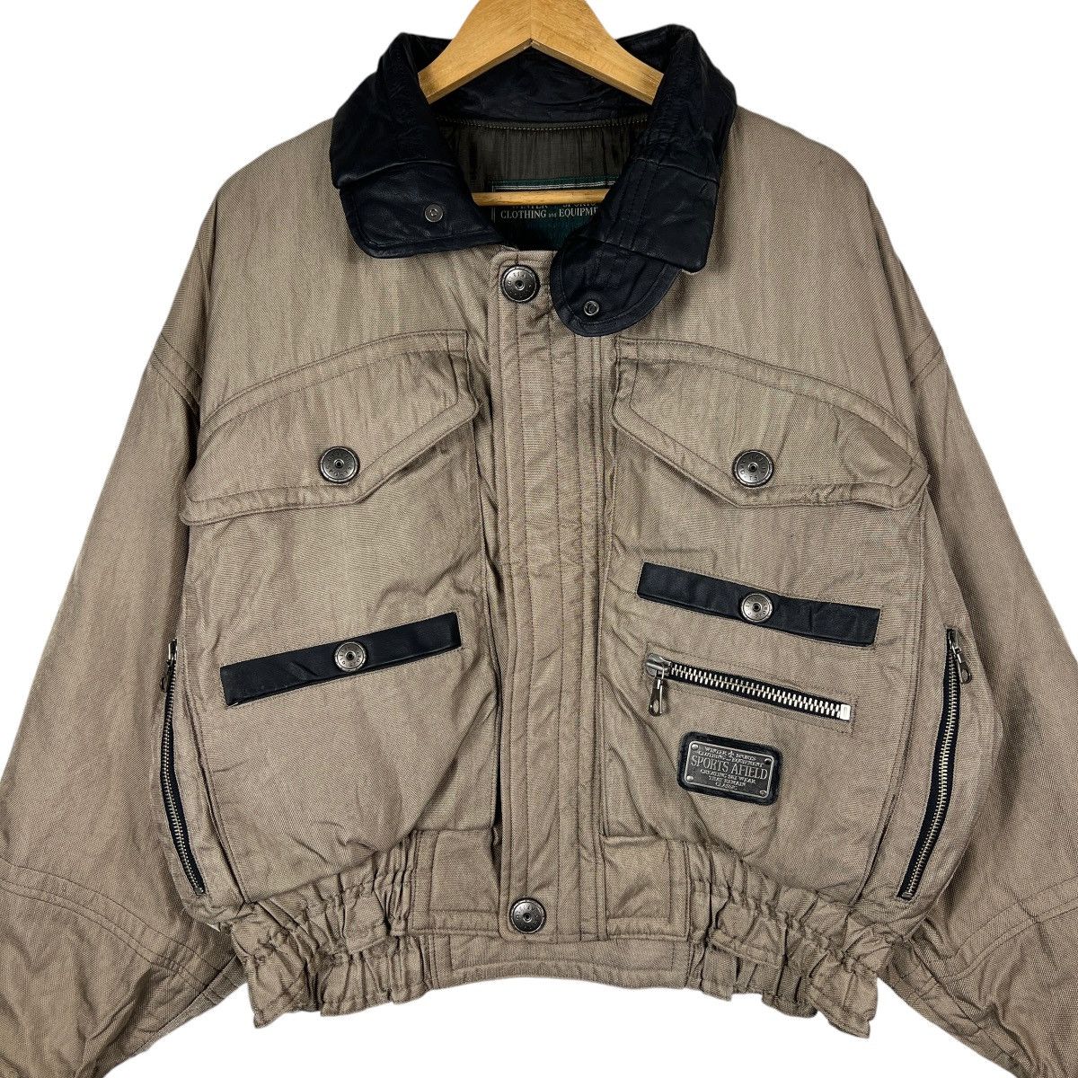 Sports Afield 🔥 VINTAGE AFIELD SPORTS ASTRO SKI CROP BOMBER JACKET Size US L / EU 52-54 / 3 - 5 Thumbnail