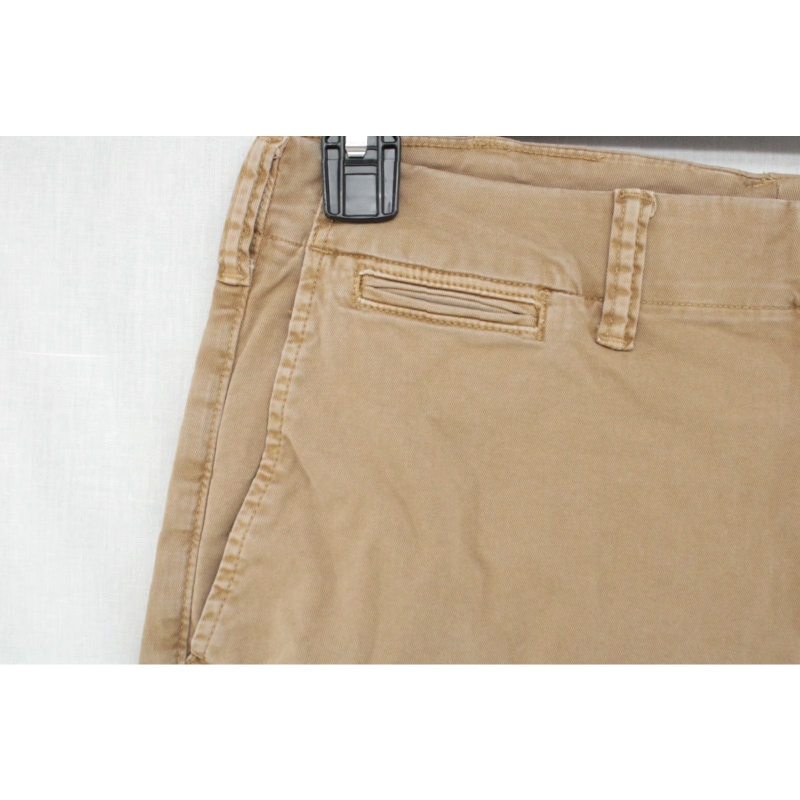 American Eagle Outfitters American Eagle Flex Pants 32x31.5 Slim Straight Tan Stretch Soft Preppy Mens Size US 32 / EU 48 - 4 Thumbnail