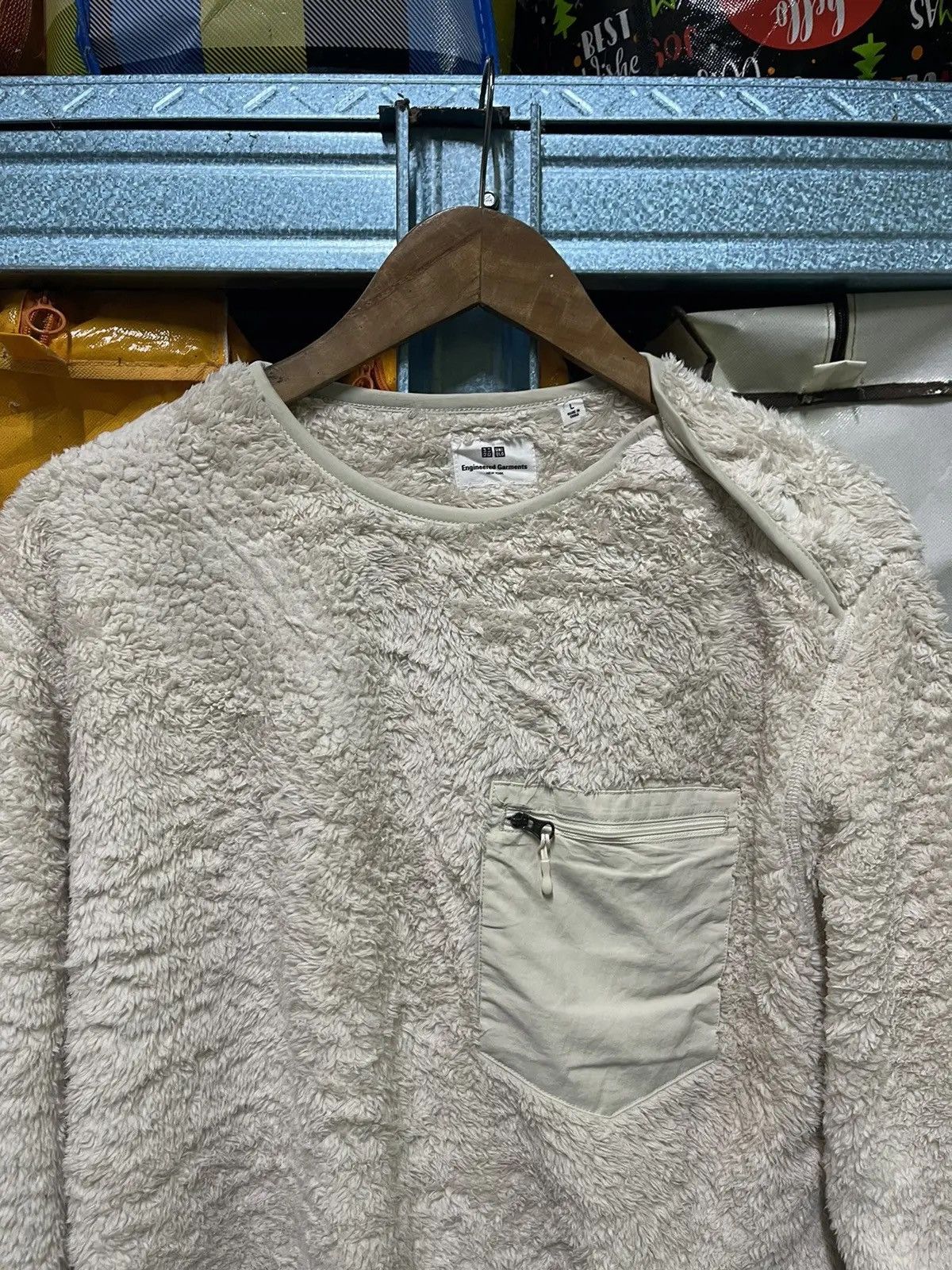 Engineered Garments × Uniqlo Uniqlo x Engineered Garments Fleece Pullover – White Size US L / EU 52-54 / 3 - 2 Thumbnail