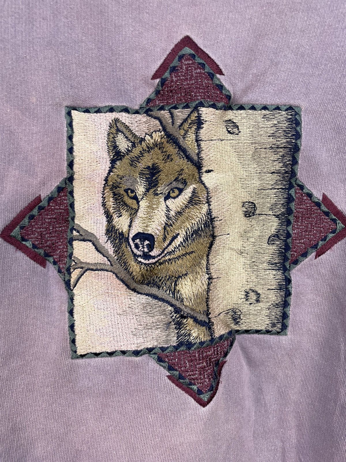 Habitat Vintage 90s Cheyenne River wolf sweatshirt Size US L / EU 52-54 / 3 - 4 Thumbnail
