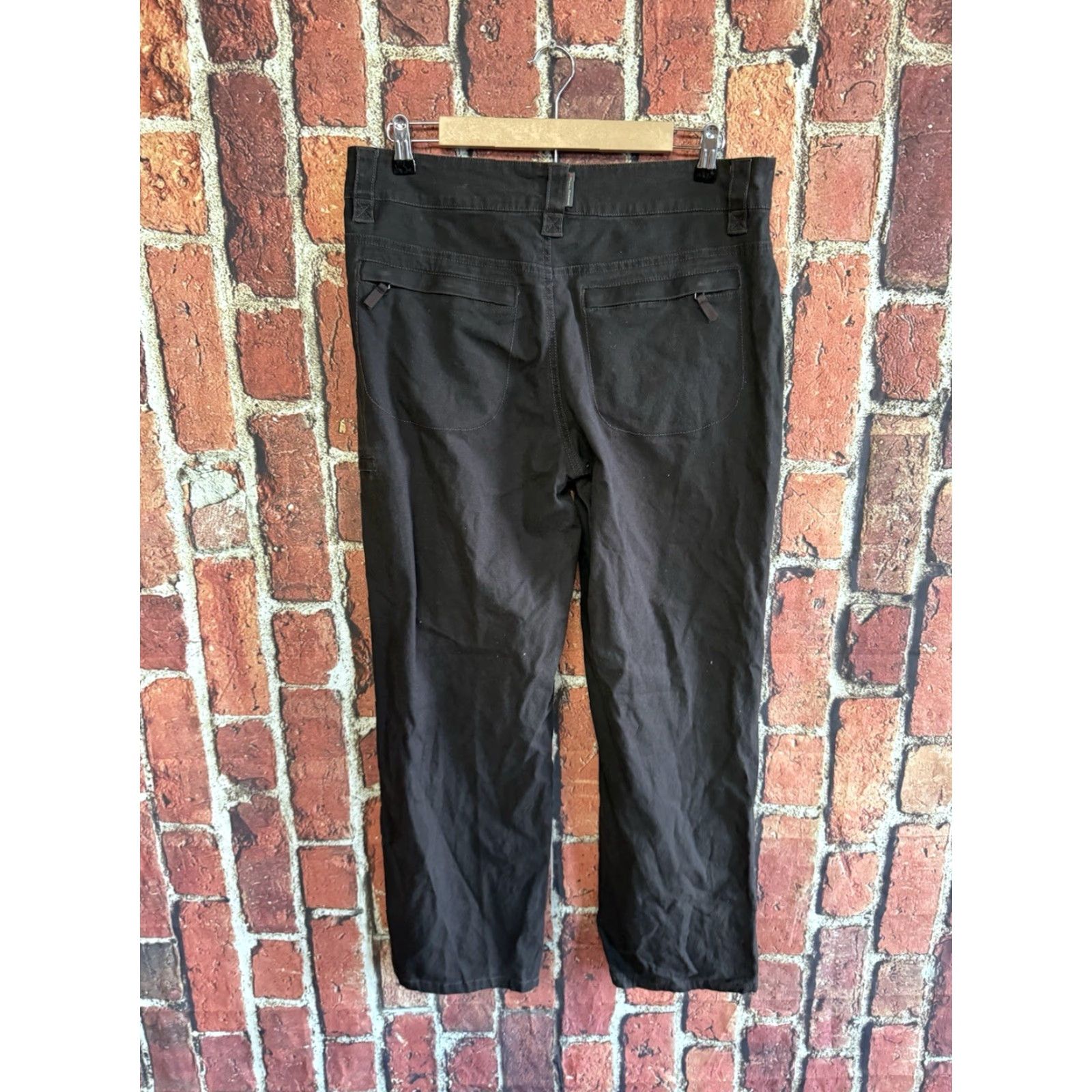 Royal Robbins VINTAGE Royal Robbins Womens Brown Straight Leg Cargo Outdoor Hiking Pants Size 12 Size 34" / US 12 / IT 48 - 2 Thumbnail