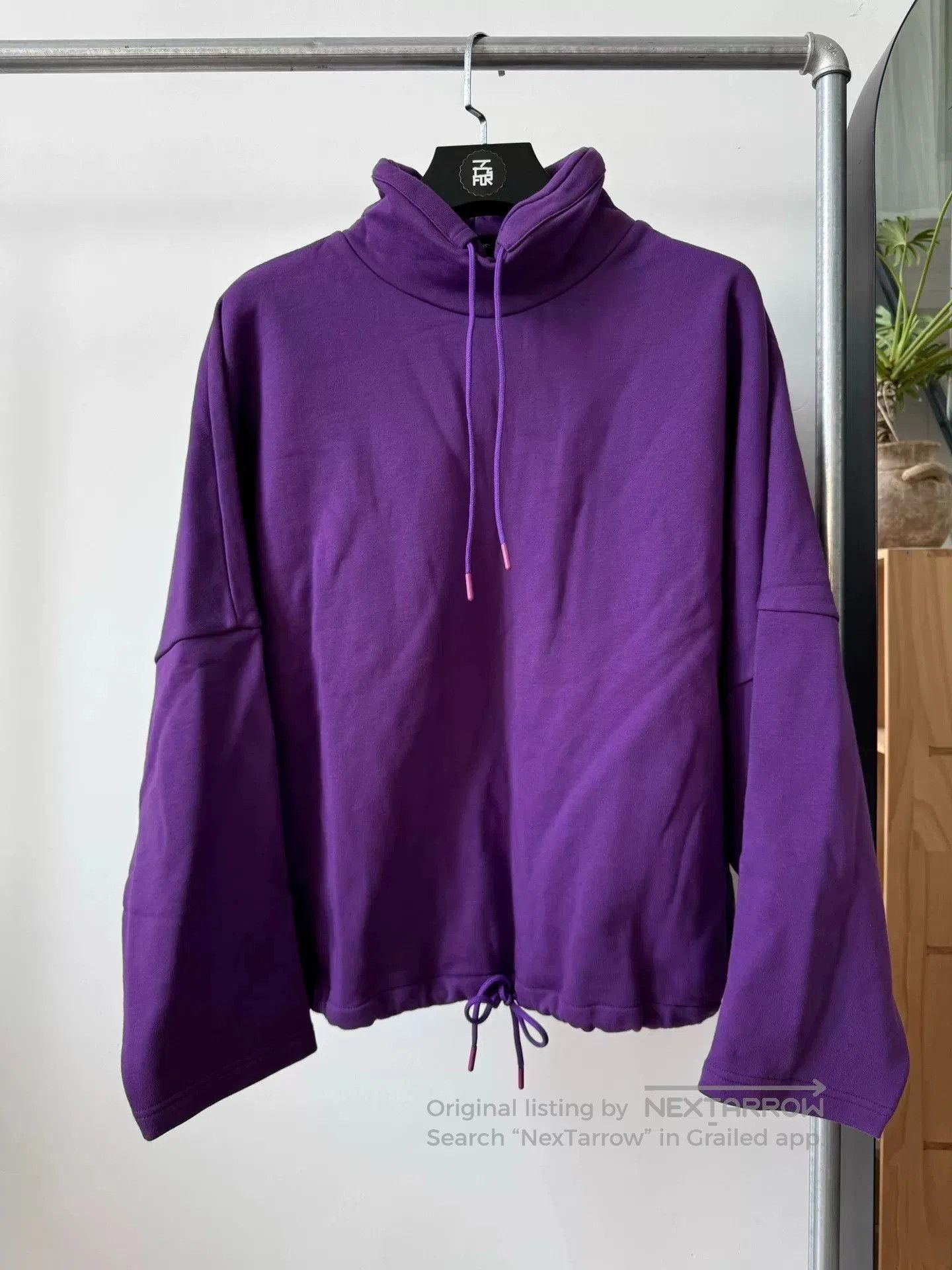 Martine Rose Martine Rose Purple Hooded Sweatshirt. Size US M / EU 48-50 / 2 - 1 Thumbnail