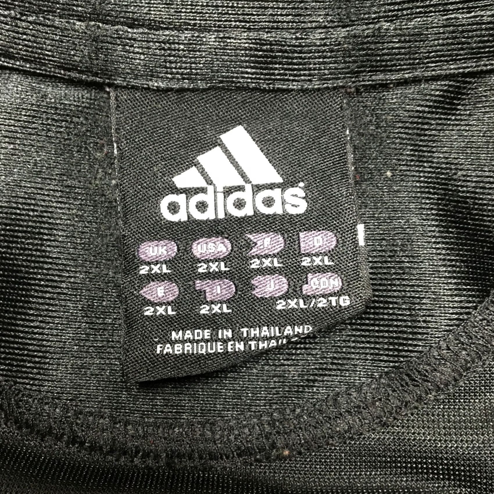 Adidas Vintage Adidas Satin Shooting Shirt Mens 2XL Black Spellout Snap Basketball Y2k Size US XXL / EU 58 / 5 - 4 Thumbnail