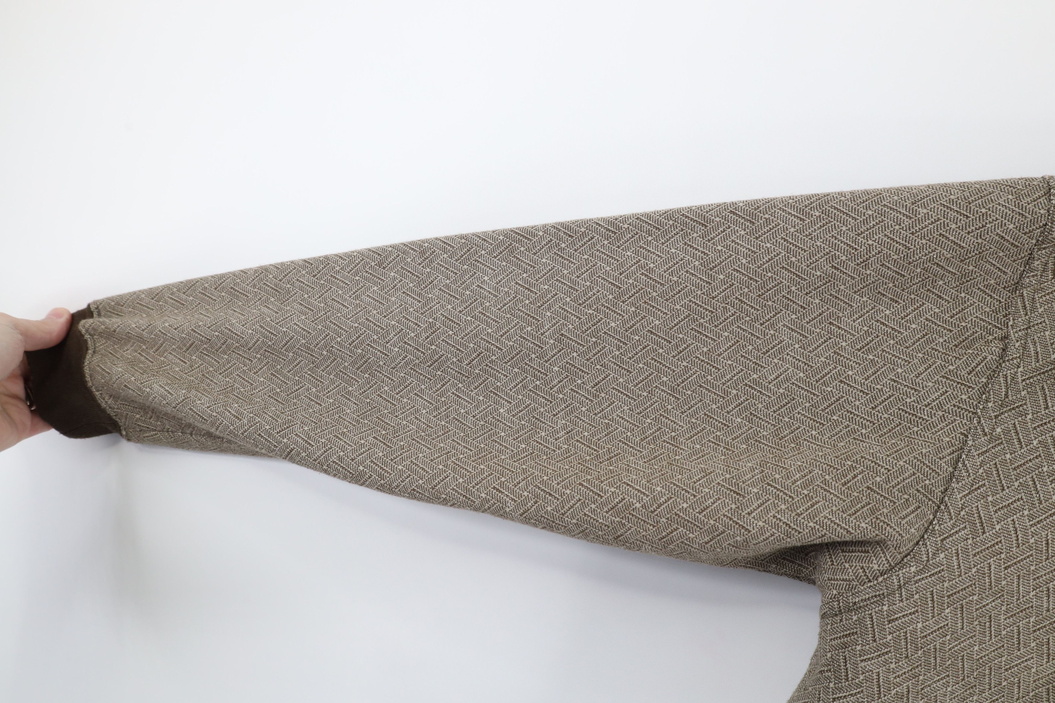 Vintage Vintage 90s Streetwear Geometric Pullover Sweatshirt Size US M / EU 48-50 / 2 - 6 Thumbnail