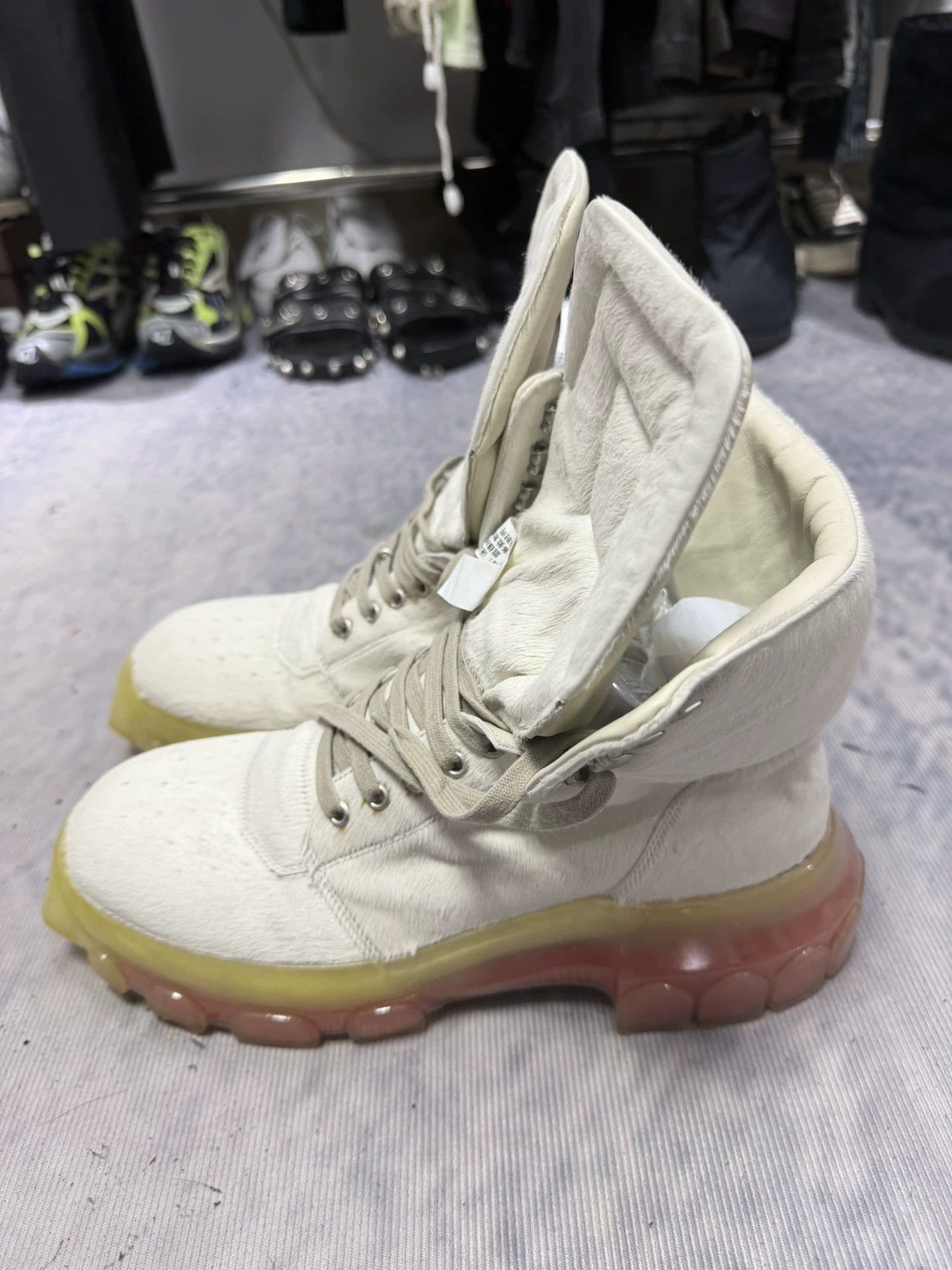Rick Owens Rick Owens 20SS Main Line Rainbow Sole Tank Boots Size US 9.5 / EU 42-43 - 3 Thumbnail