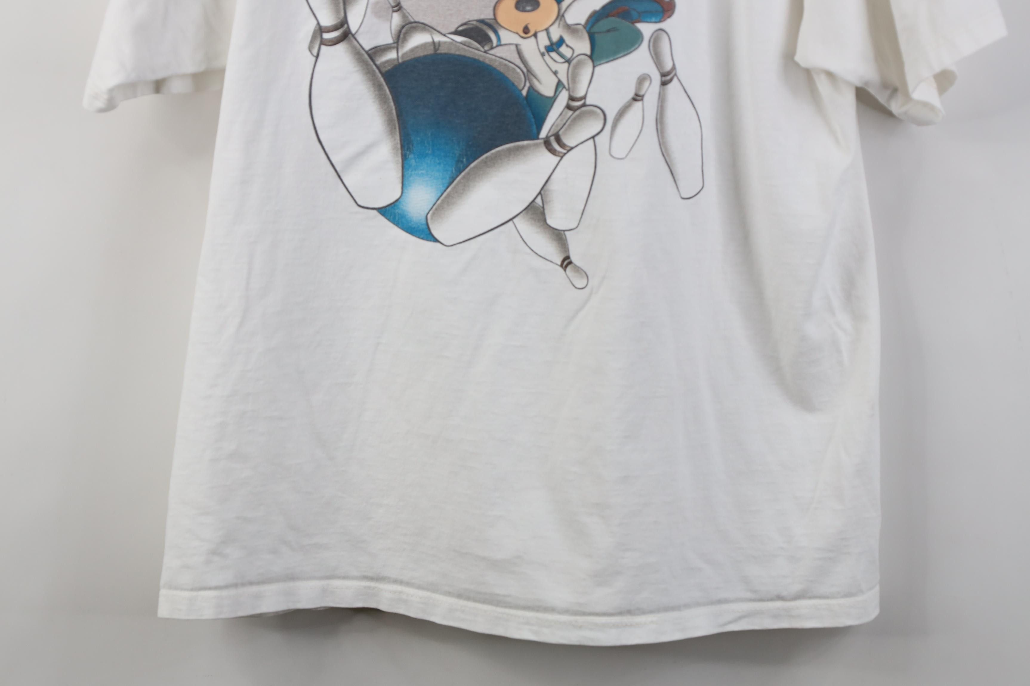 Disney Vintage 90s Walt Disney World King Pin Bowling T-Shirt USA Size US M / EU 48-50 / 2 - 15 Thumbnail