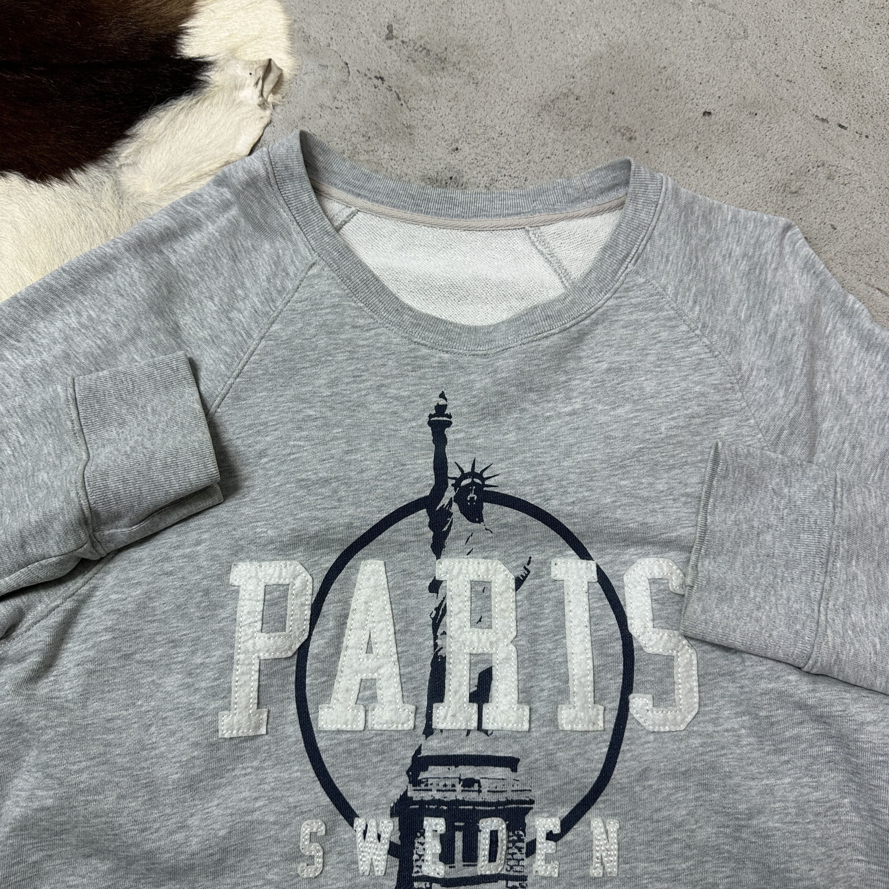 Acne Studios Vintage Streetwear Sporty Skater Acne Paris Sweatshirt Y2K Size US L / EU 52-54 / 3 - 6 Thumbnail