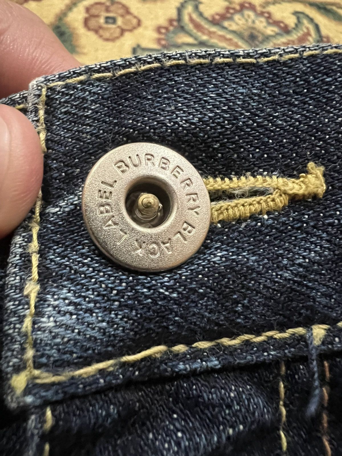 💥Flare💥Burberry Black Label Distressed Flare Jean