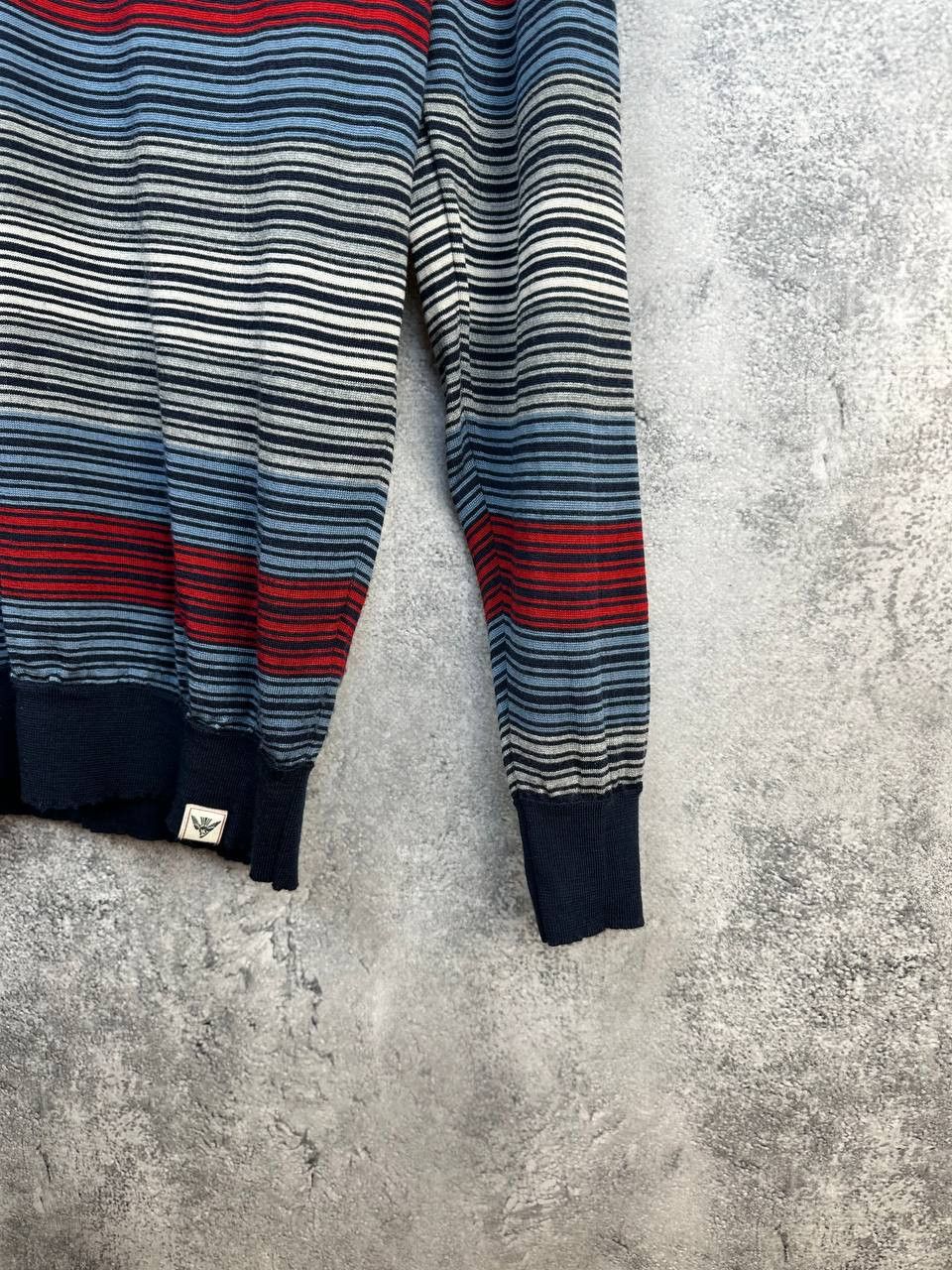 John Smedley John Smedley Merino Wool Striped Polo LS Sweater Jumper Size US S / EU 44-46 / 1 - 8 Thumbnail