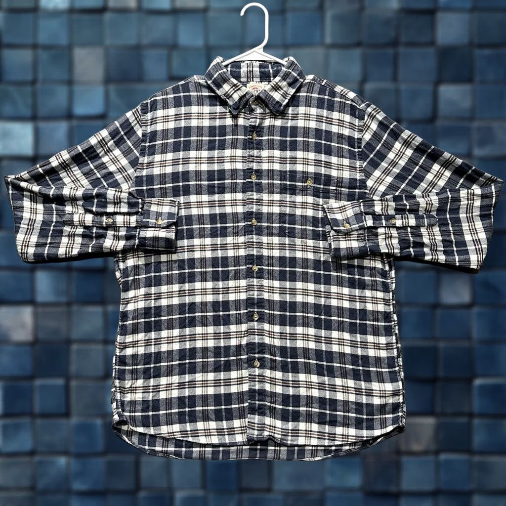 Faherty Faherty Shirt Mens Large Blue The Movement Flannel Rainier Plaid Button Up EUC Size US L / EU 52-54 / 3 - 1 Thumbnail
