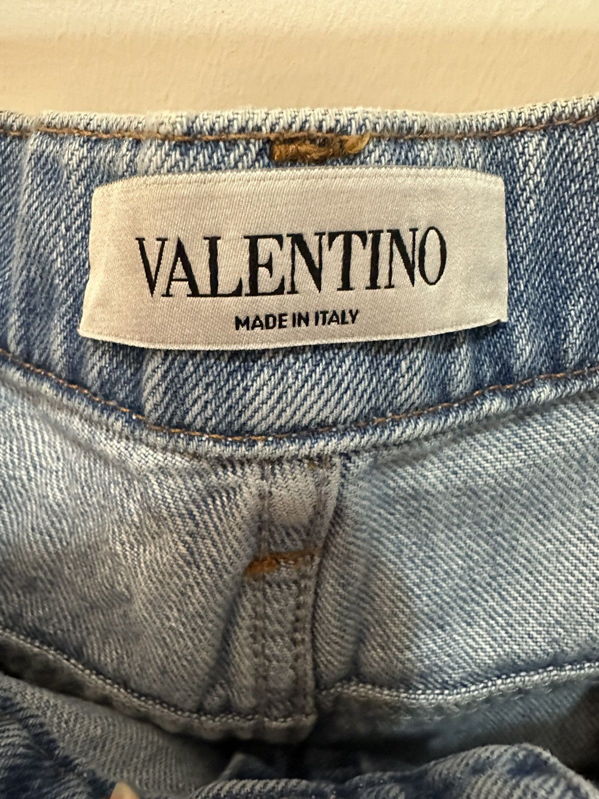 Valentino × Vintage Vintage VALENTINO Butterfly Jeans Size 27" / US 4 / IT 40 - 3 Thumbnail