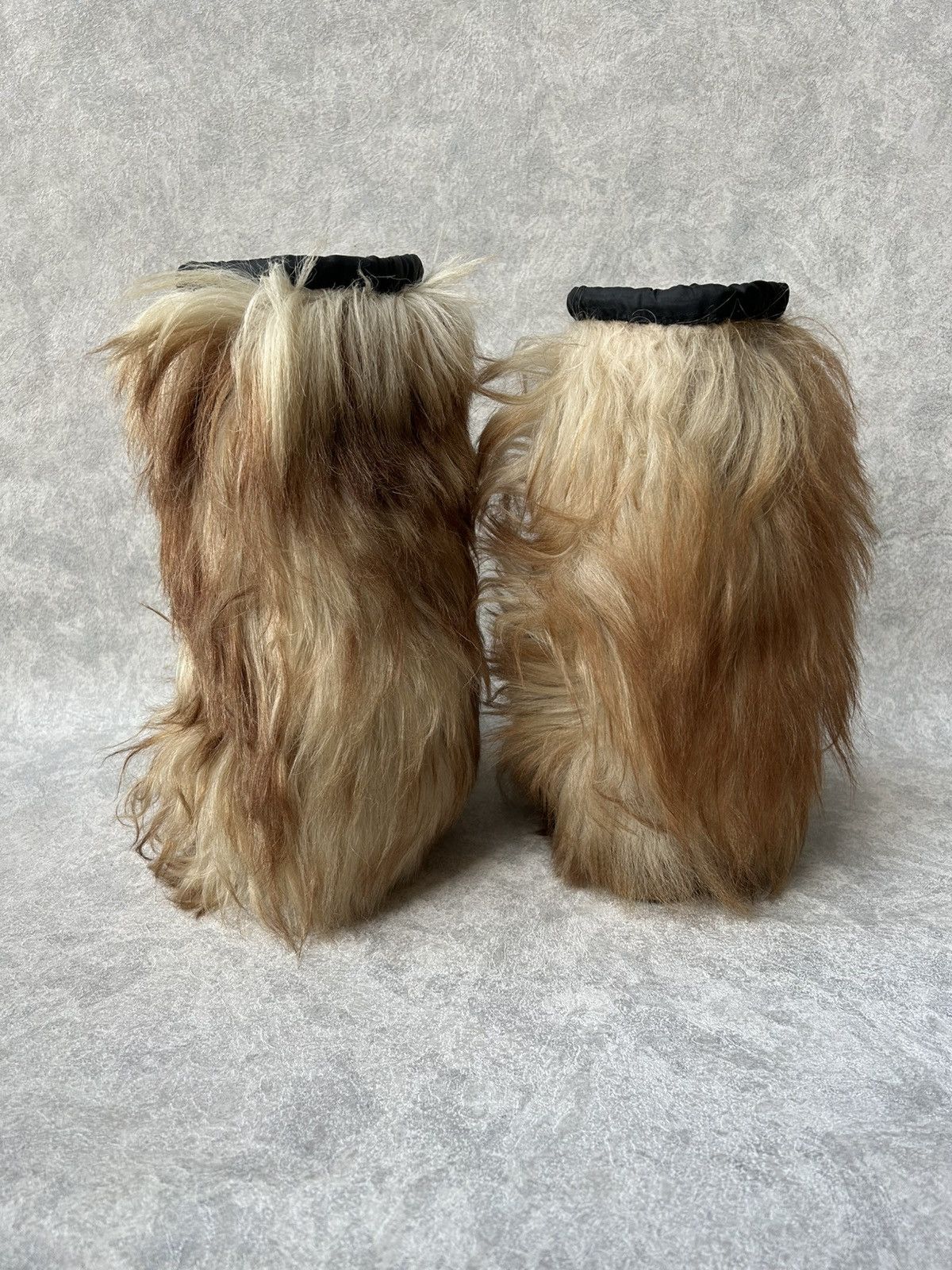Saba Vintage Y2K Goat Fur Yeti Winter Boots Rick Owens Style Size US 7 / IT 37 - 8 Thumbnail