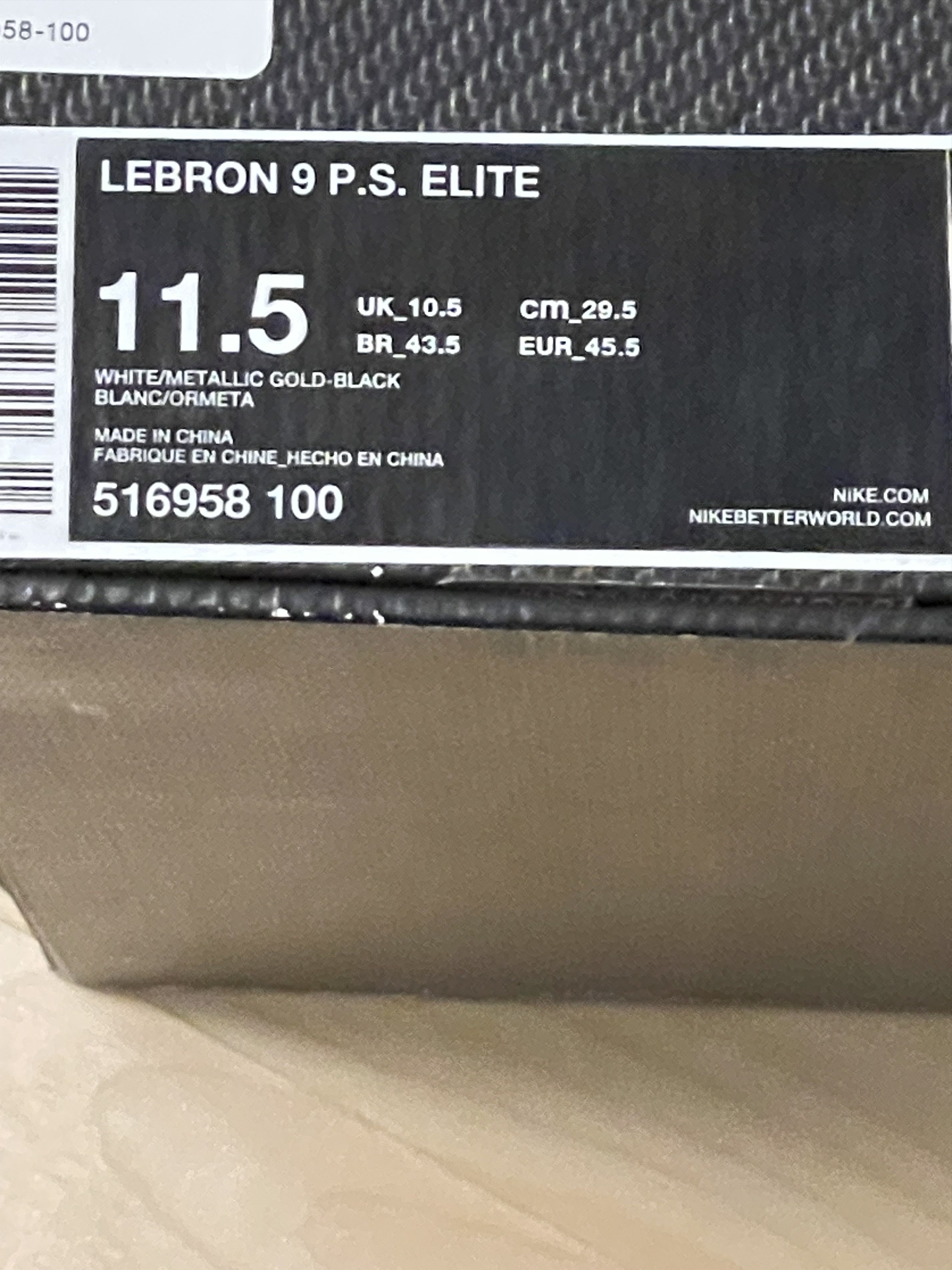 Nike Nike LeBron 9 Elite Home Size US 11.5 / EU 44-45 - 7 Thumbnail