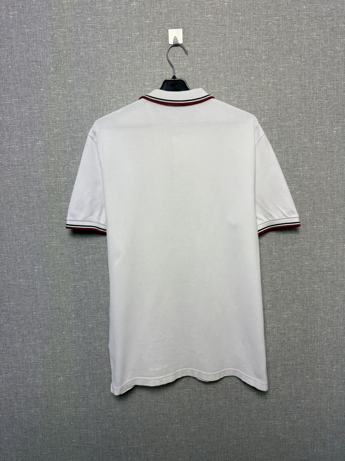 Prada Prada Milano White Tab Logo Men’s Polo T-Shirt Short Sleeve Size US L / EU 52-54 / 3 - 12 Thumbnail