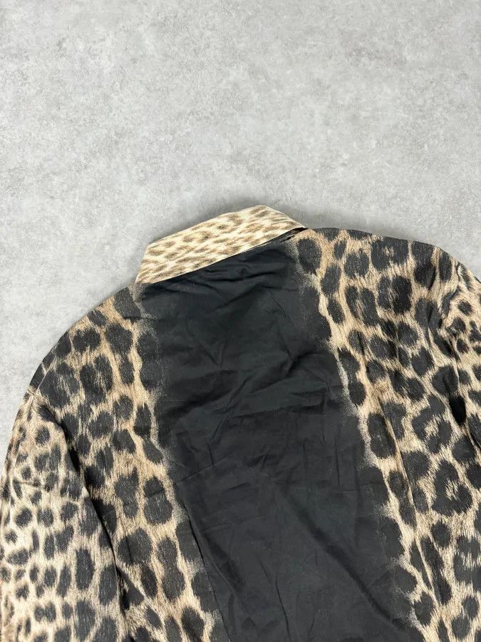 Just Cavalli 2000s Cavalli Leopard Black Shirt Size US M / EU 48-50 / 2 - 7 Thumbnail