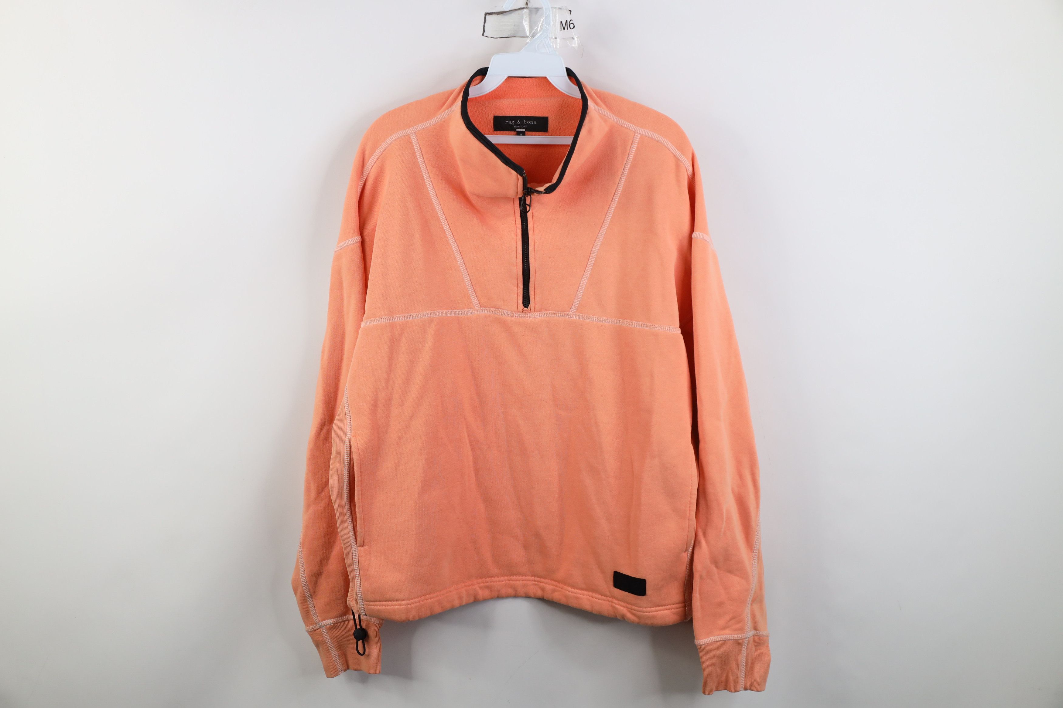 Rag & Bone rag & bone Lined Cropped Fit Half Zip Pullover Sweatshirt Size US M / EU 48-50 / 2 - 1 Thumbnail