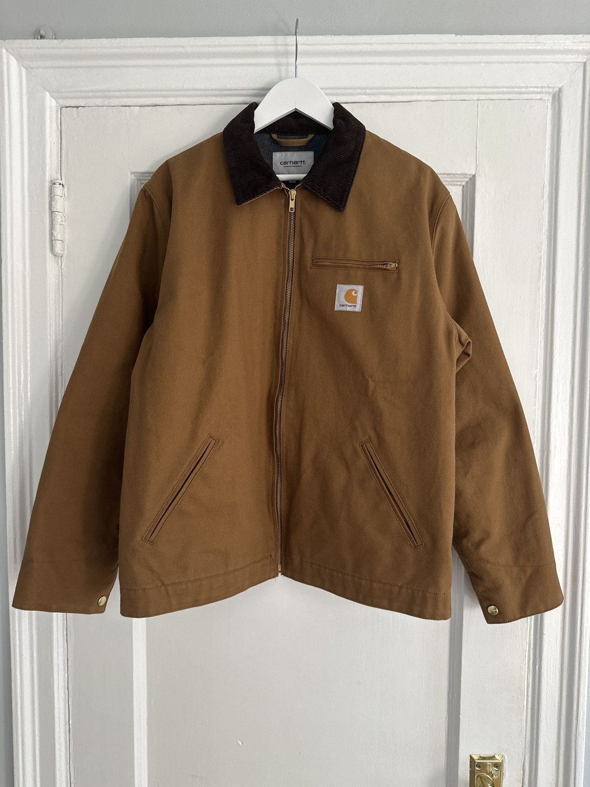 Carhartt WIP Detroit Jacket in Brown/Tobacco