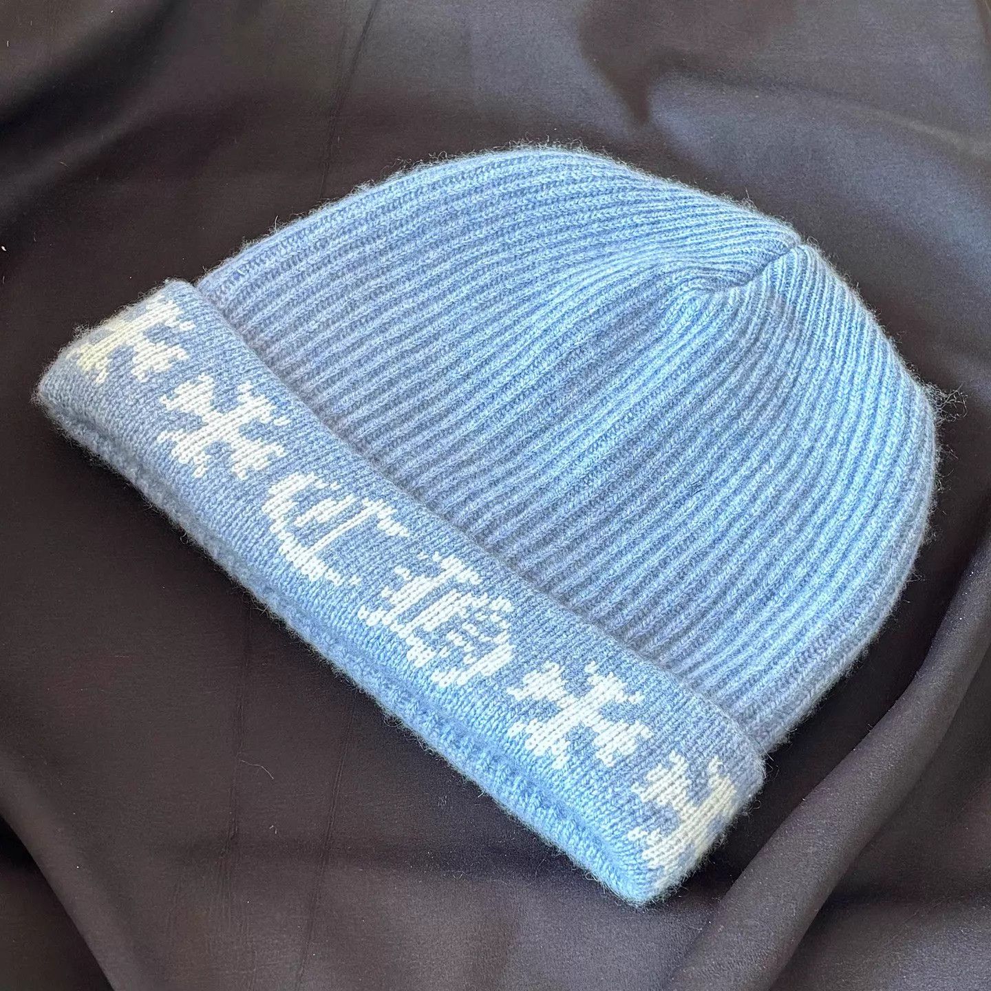 Chrome Hearts Chrome Hearts Mist Blue Aspen Font Beanie OS New Size ONE SIZE - 1 Thumbnail