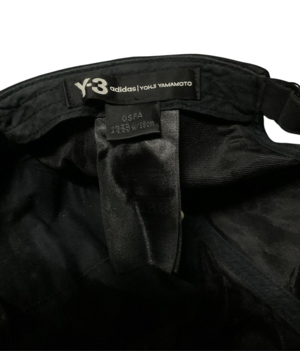 Yohji Yamamoto Y-3 x Adidas Flocking Baseball Cap Size ONE SIZE - 5 Thumbnail