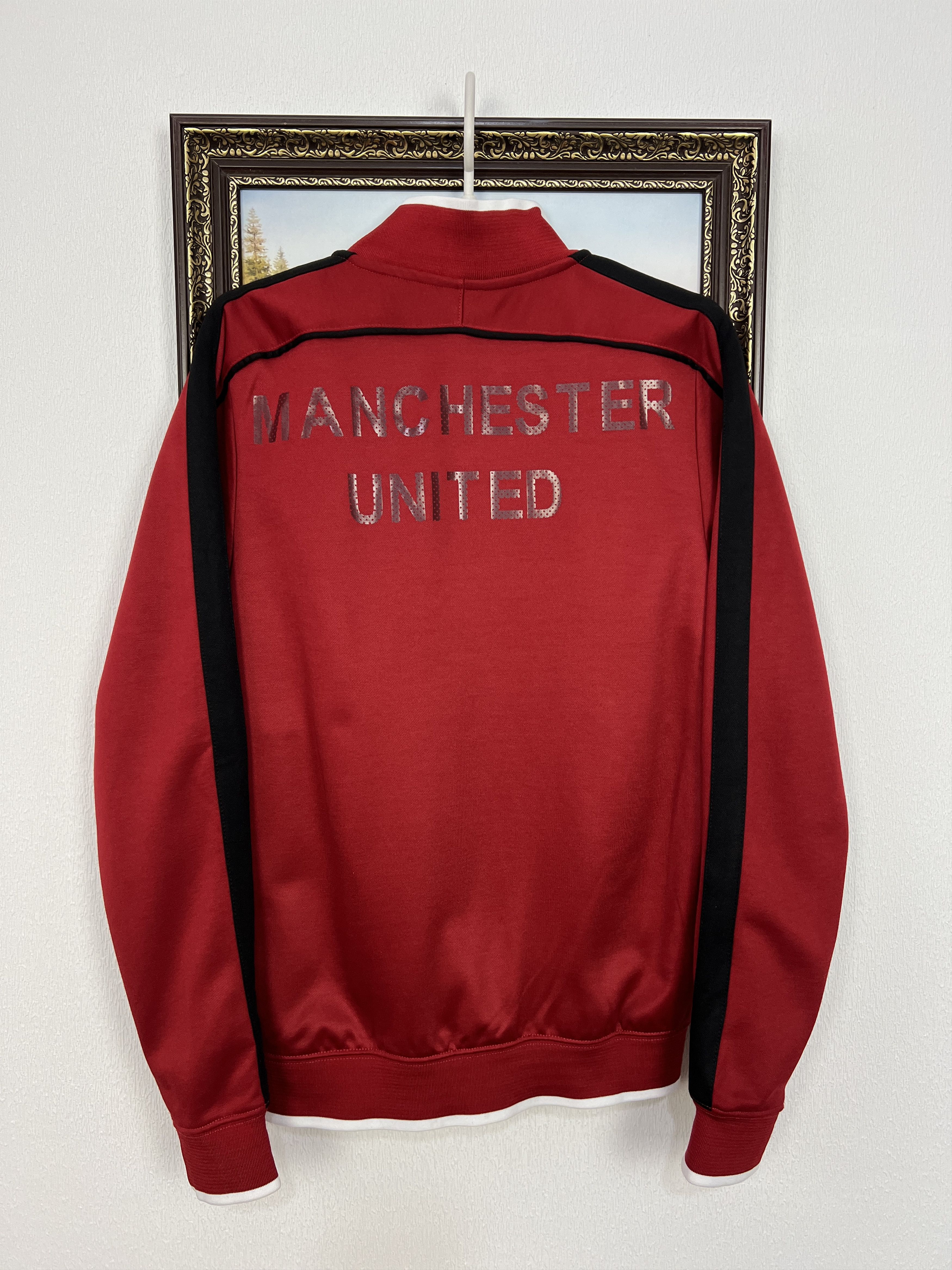 Vintage Manchester United Football Jacket Soccer Track Top Replica Size US M / EU 48-50 / 2 - 9 Thumbnail