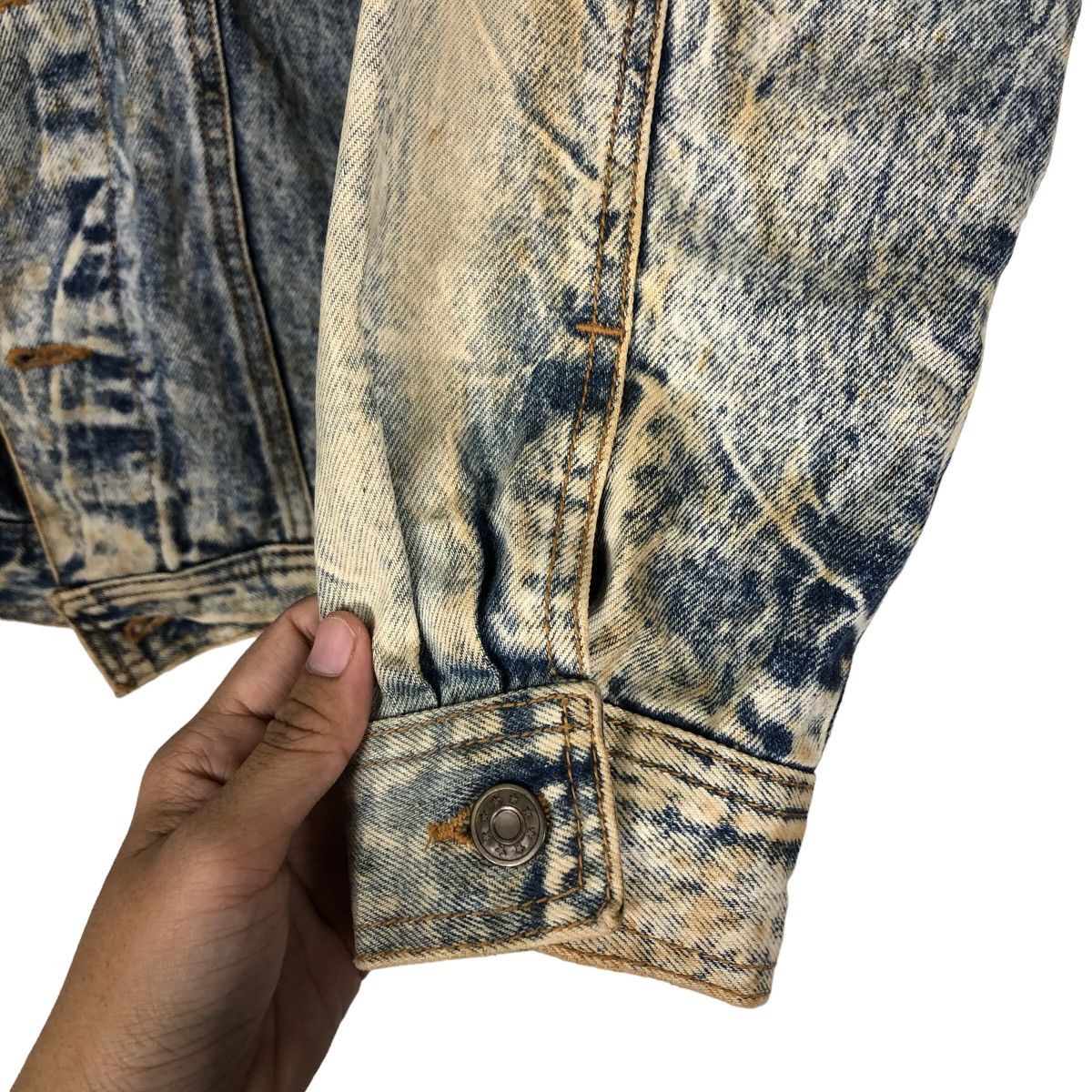 Japanese Brand 🔥Vintage Trucker Denim Jacket Biker Modern House Japan Size US M / EU 48-50 / 2 - 19 Thumbnail