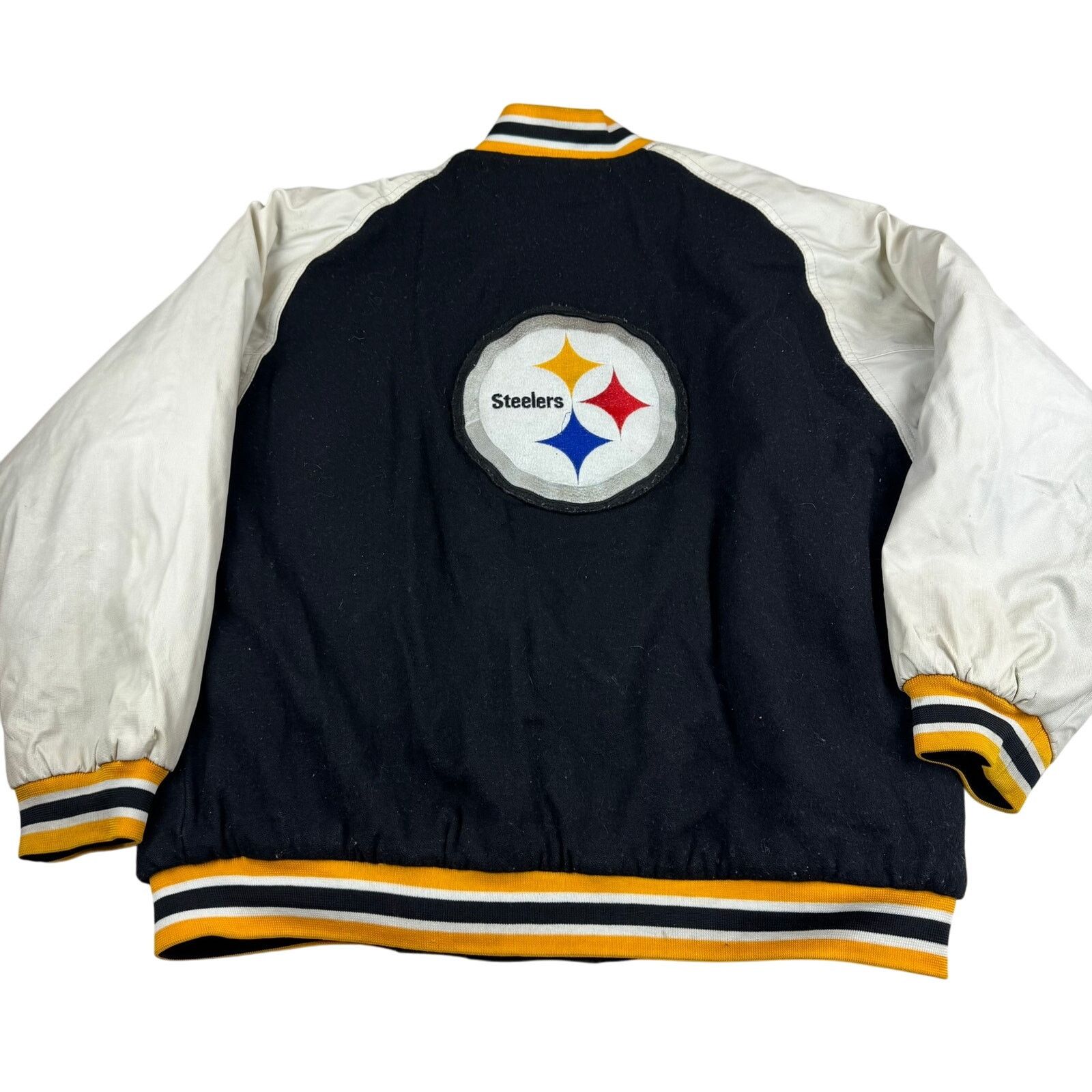 Reebok Vintage Reebok Pittsburgh Steelers Reversible Jacket Size US XL / EU 56 / 4 - 2 Thumbnail