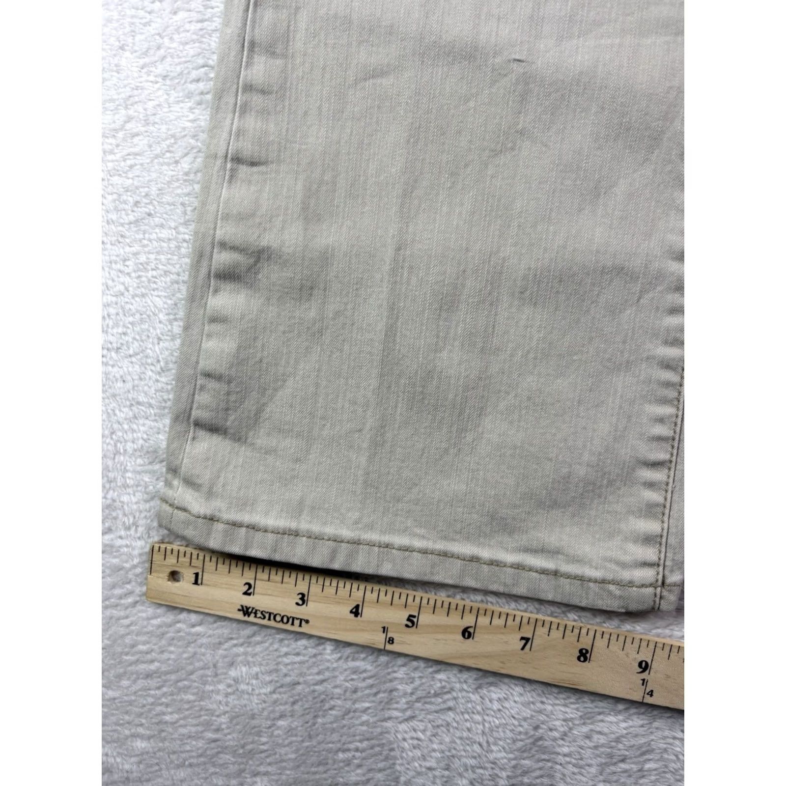 Levi's VINTAGE Levi’s 518 Jeans Women's Superlow Stretch 7JR L=M Bootcut Gray/White Levi's 500 Series Mens Womens Boys Girls Size 28" / US 6 / IT 42 - 5 Thumbnail