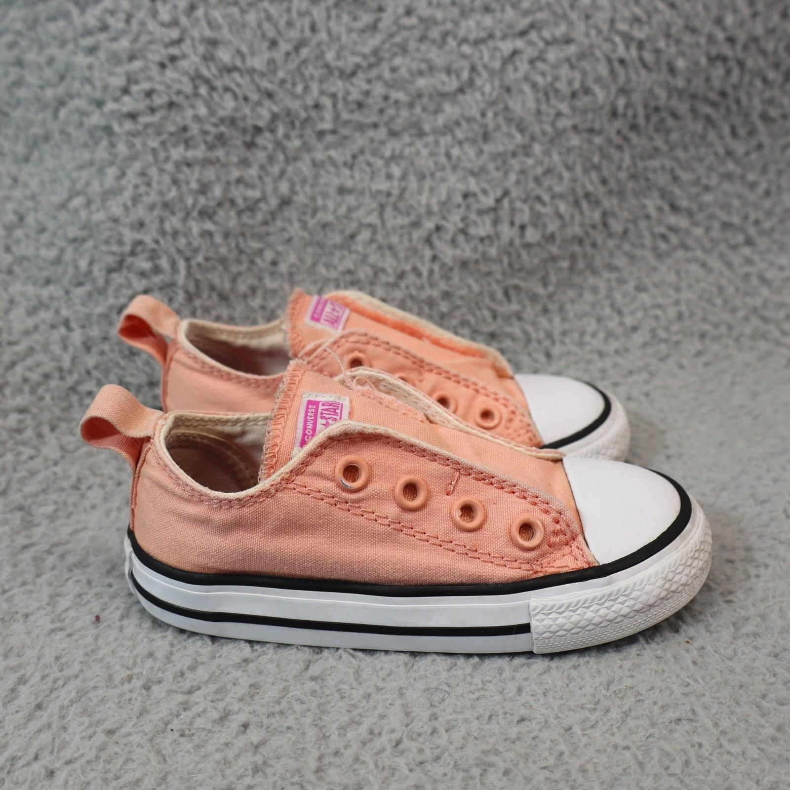 Converse Converse Low Top 7C US All Star Peach 760850F Slip Strap Size US 7 / EU 40 - 4 Thumbnail
