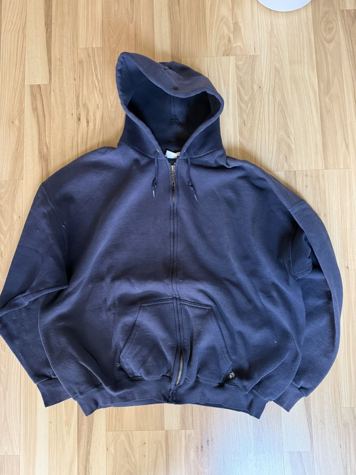 Vintage Vintage sun faded zip up hoodie Size US L / EU 52-54 / 3 - 2 Thumbnail