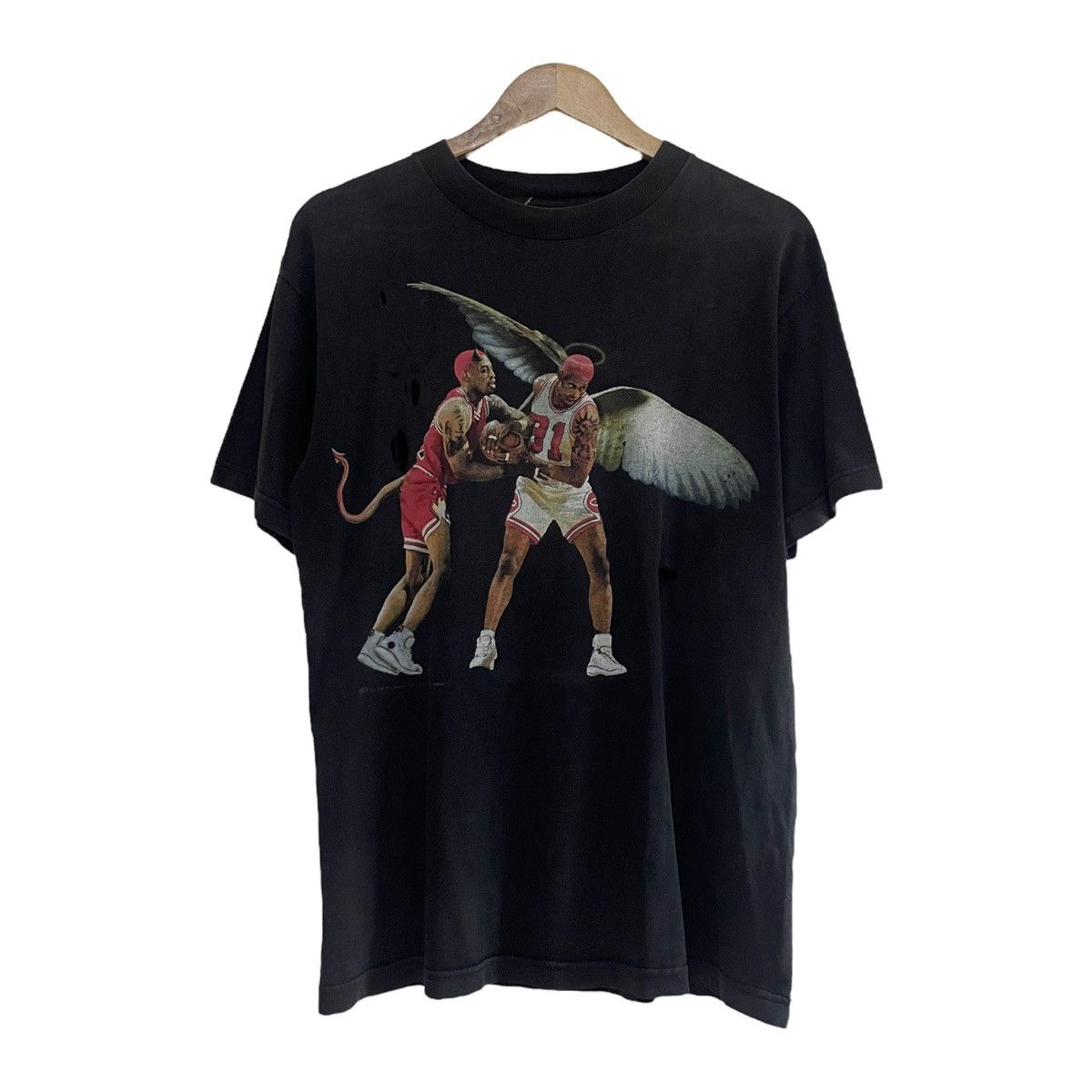 Vintage Vintage 90’s Disstresed Rare Collection Rodman Angel Murina Size US M / EU 48-50 / 2 - 2 Thumbnail
