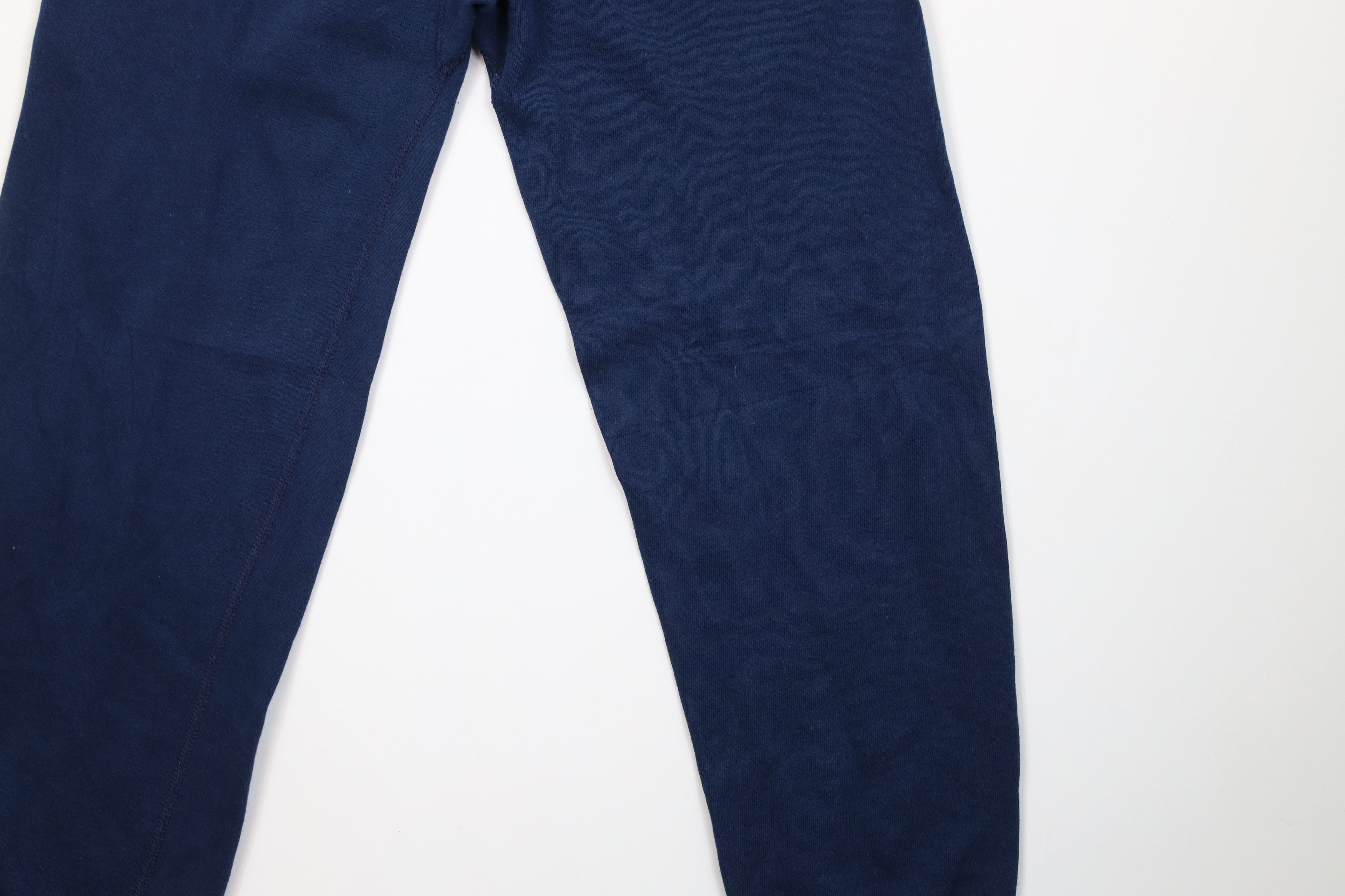 Vintage Vintage 70s 80s Streetwear Sweatpants Joggers Navy Blue USA Size US 34 / EU 50 - 13 Thumbnail