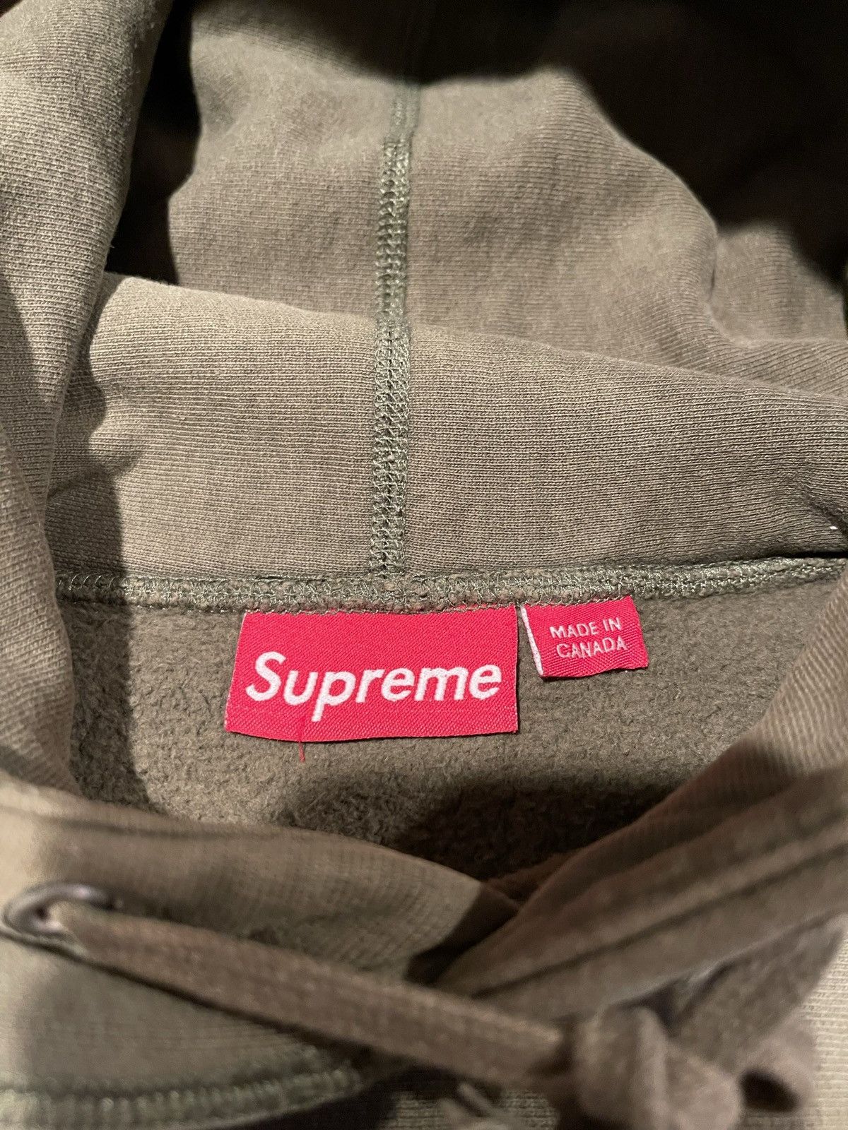 Supreme Supreme Olive Box Logo hoodie Size US XL / EU 56 / 4 - 7 Thumbnail
