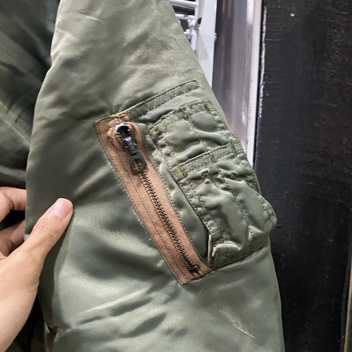 Alpha Industries Vintage MA-1 Alpha Industries Bomber Jacket "309th FTR SQDN" Size US M / EU 48-50 / 2 - 9 Thumbnail