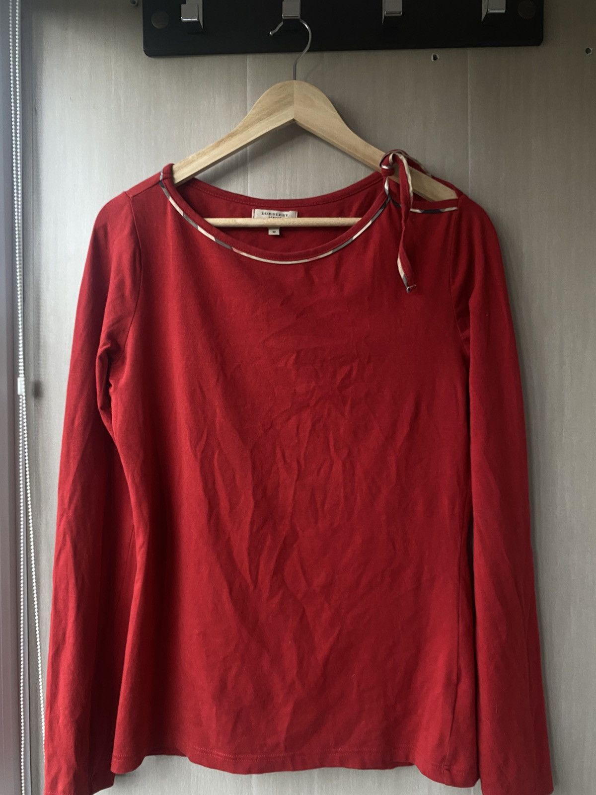 Burberry × Vintage Burberry Longsleeve Size M / US 6-8 / IT 42-44 - 1 Thumbnail