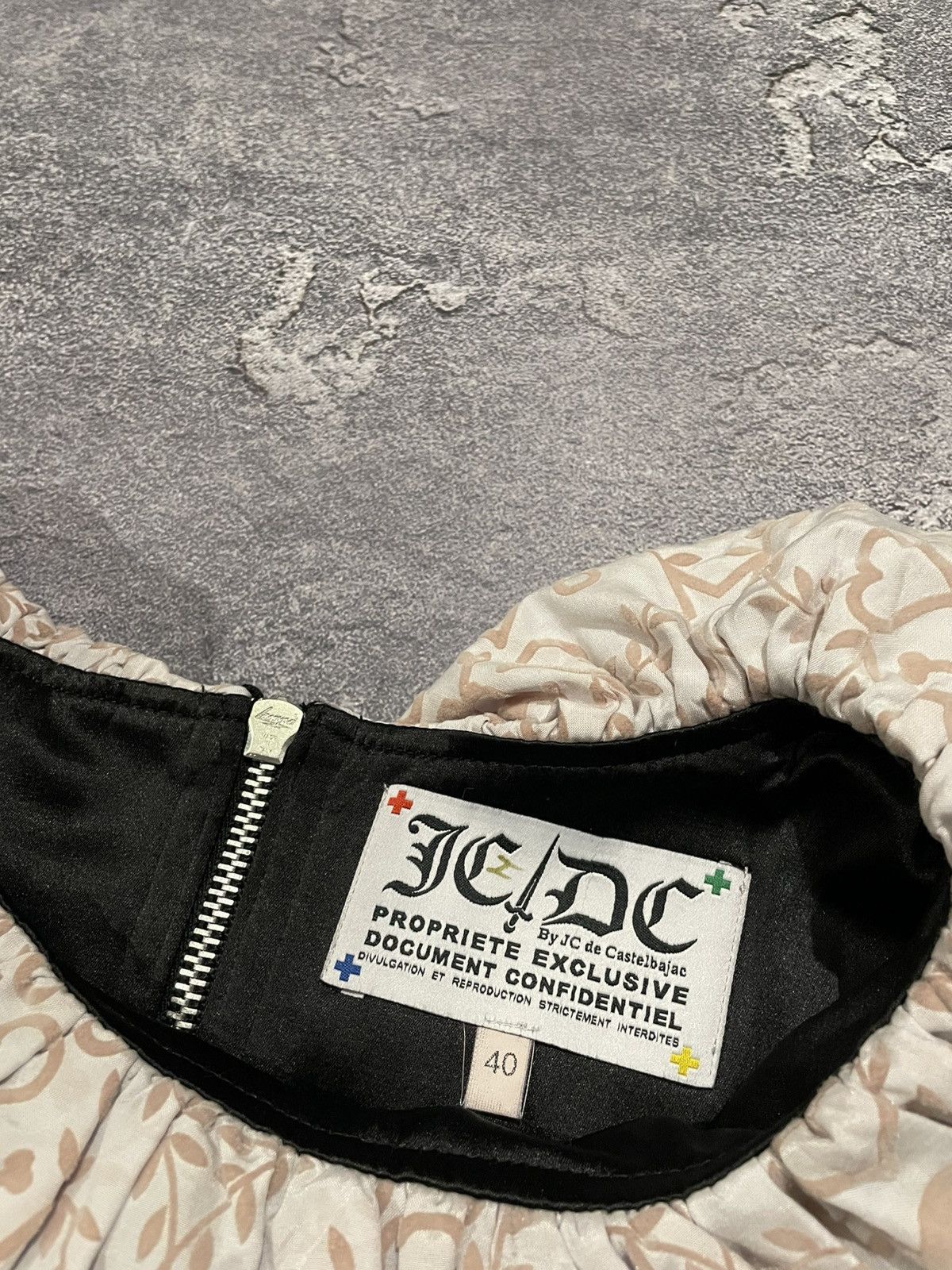 Designer × Jean Charles De Castelbajac Jean Charles De Castelbajas JC DC Black Blouses With Collar Size S / US 4 / IT 40 - 6 Thumbnail