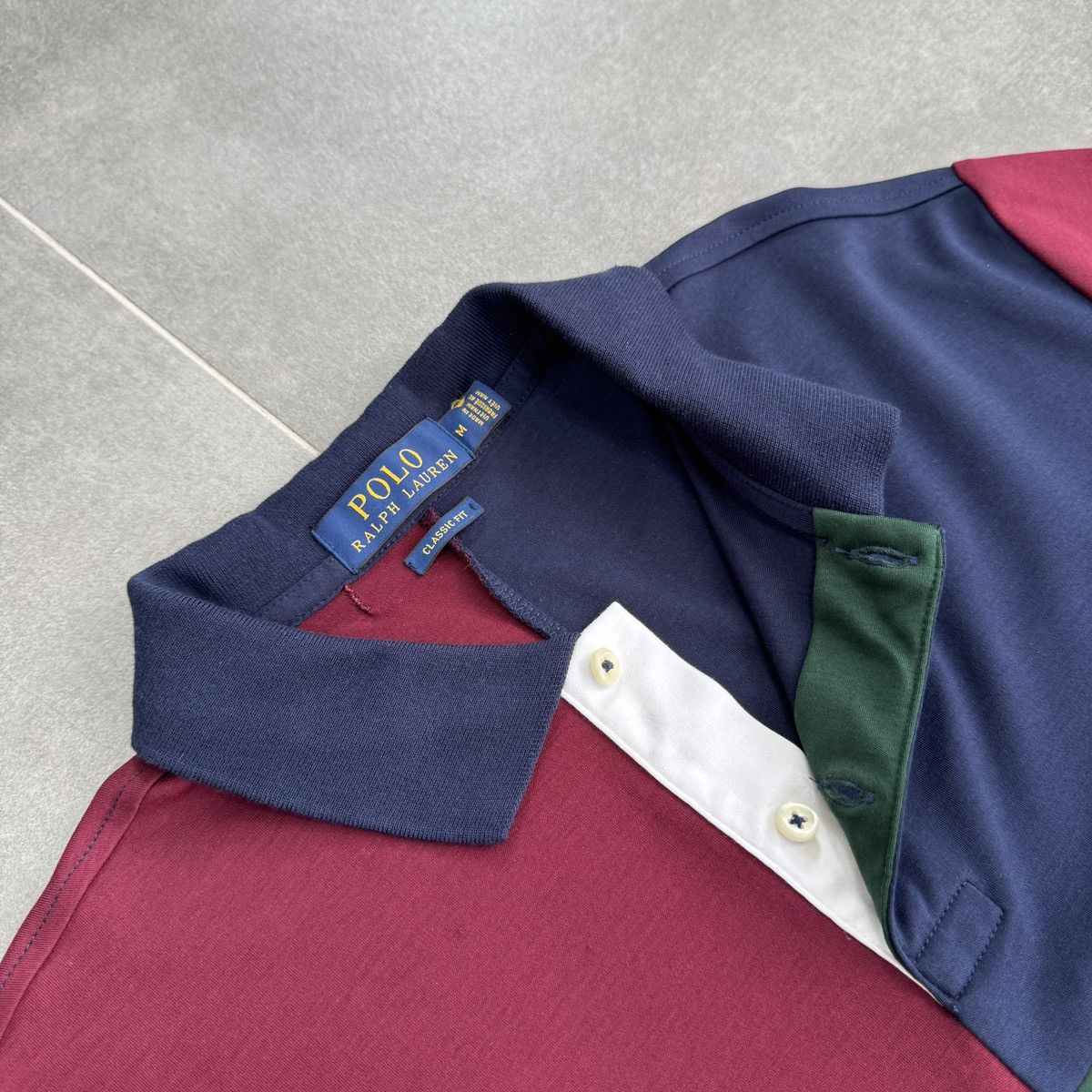 Polo Ralph Lauren Polo Ralph Lauren Multicolor Big Logo Polo Shirt Men Size M Size US M / EU 48-50 / 2 - 10 Thumbnail
