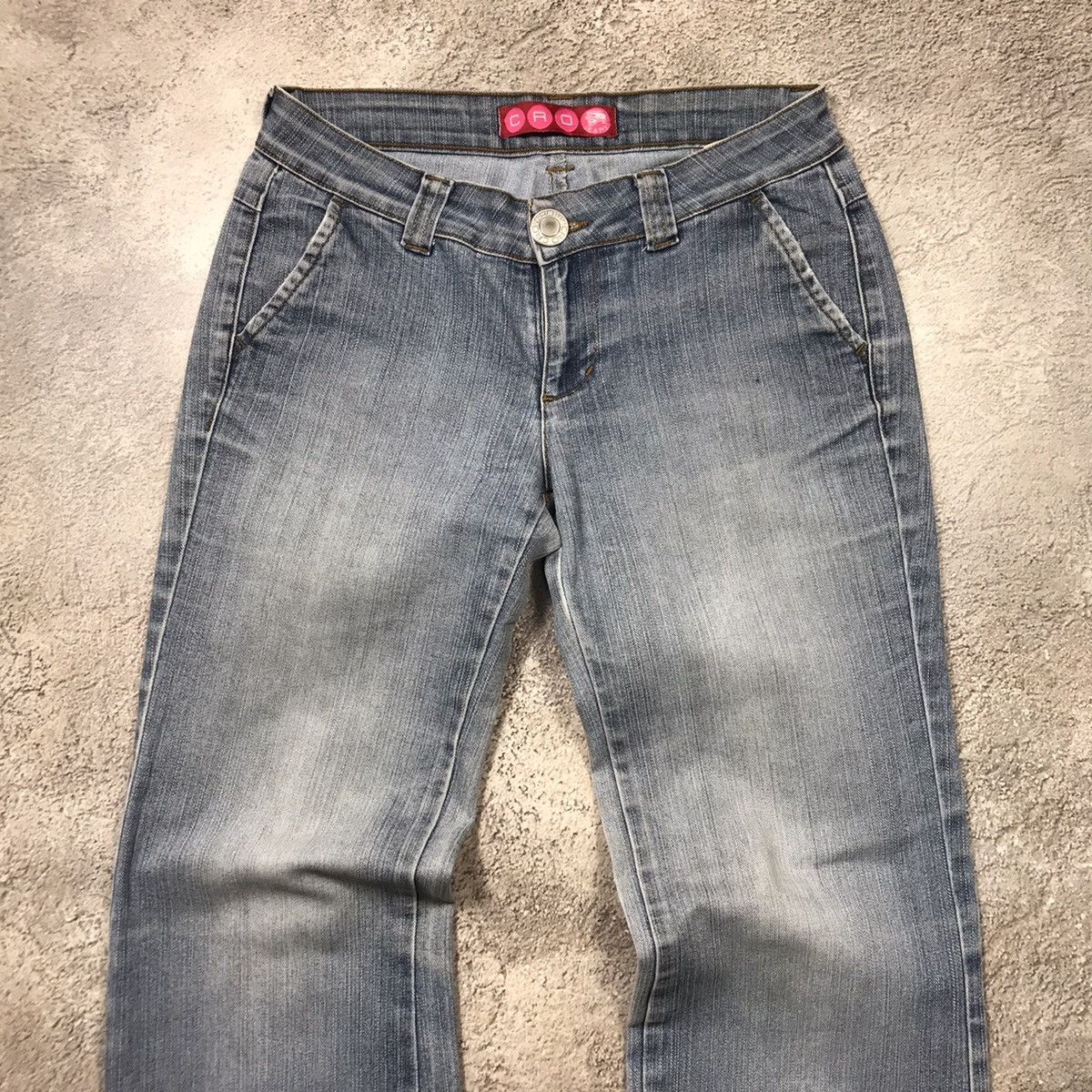 Vintage Vintage Y2K Baggy Distressed Flared Jeans Skate Grunge 28 Size 28" / US 6 / IT 42 - 2 Thumbnail