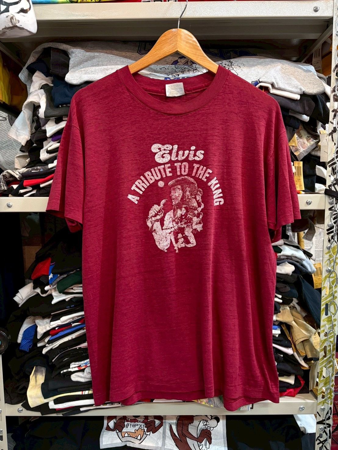 Band Tees Elvis 80’s Size US XL / EU 56 / 4 - 1 Thumbnail