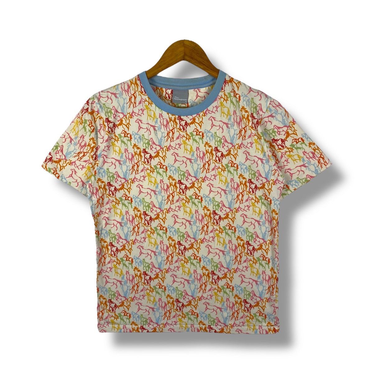 Jim Thompson American Designer JIM THOMPSON Horses Fullprint Graphic Tee Size US L / EU 52-54 / 3 - 1 Thumbnail