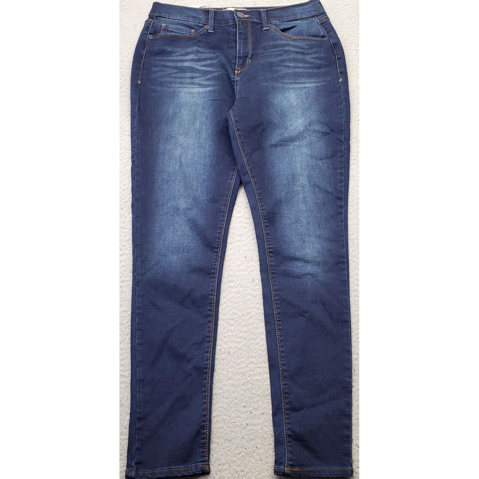 Denime Mudd Women Jeans 11 Blue Denim Ankle Skinny Jegging Size 32" / US 10 / IT 46 - 2 Thumbnail