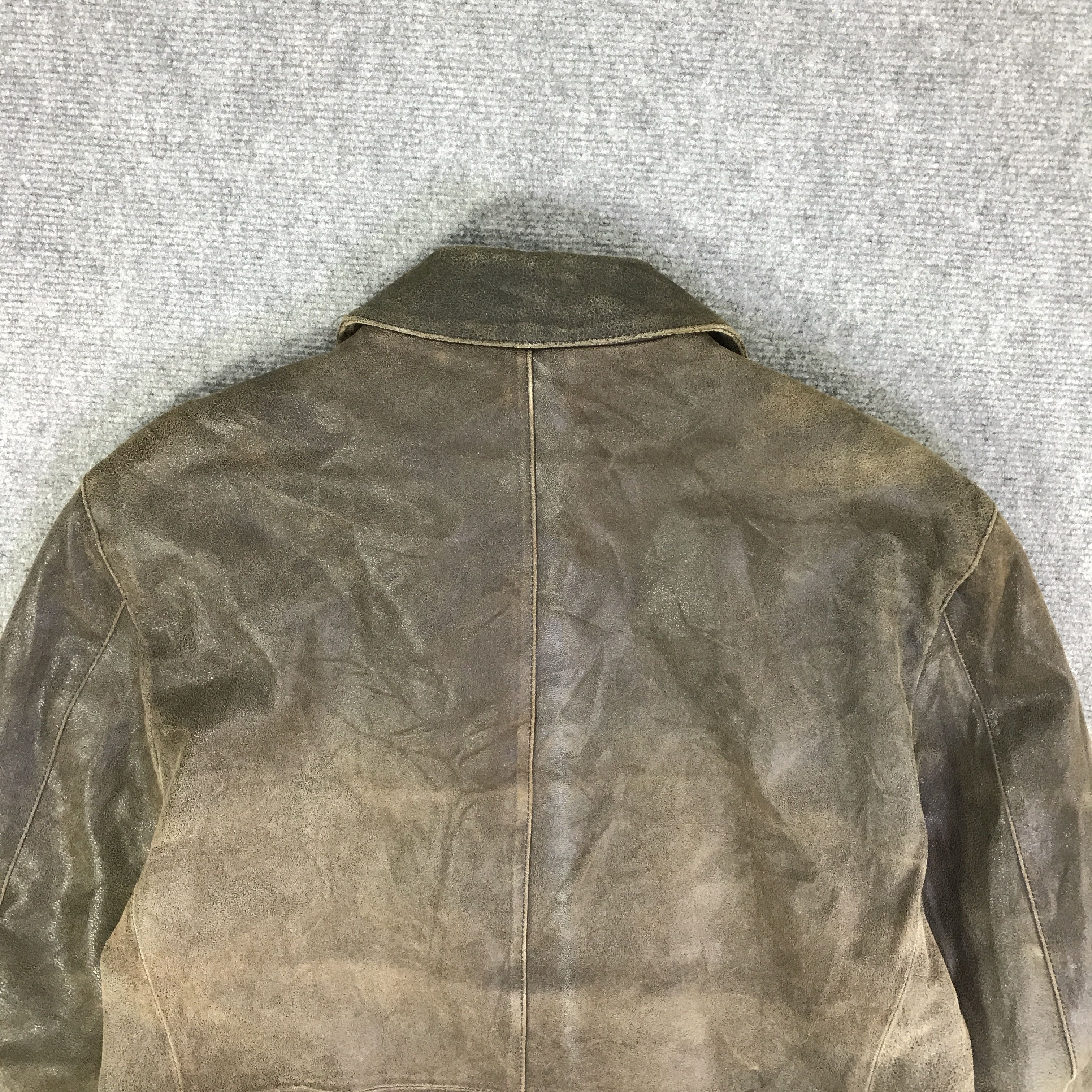Japanese Brand DAN VALENTINO LEATHER JACKET K89B8 Size US L / EU 52-54 / 3 - 4 Thumbnail