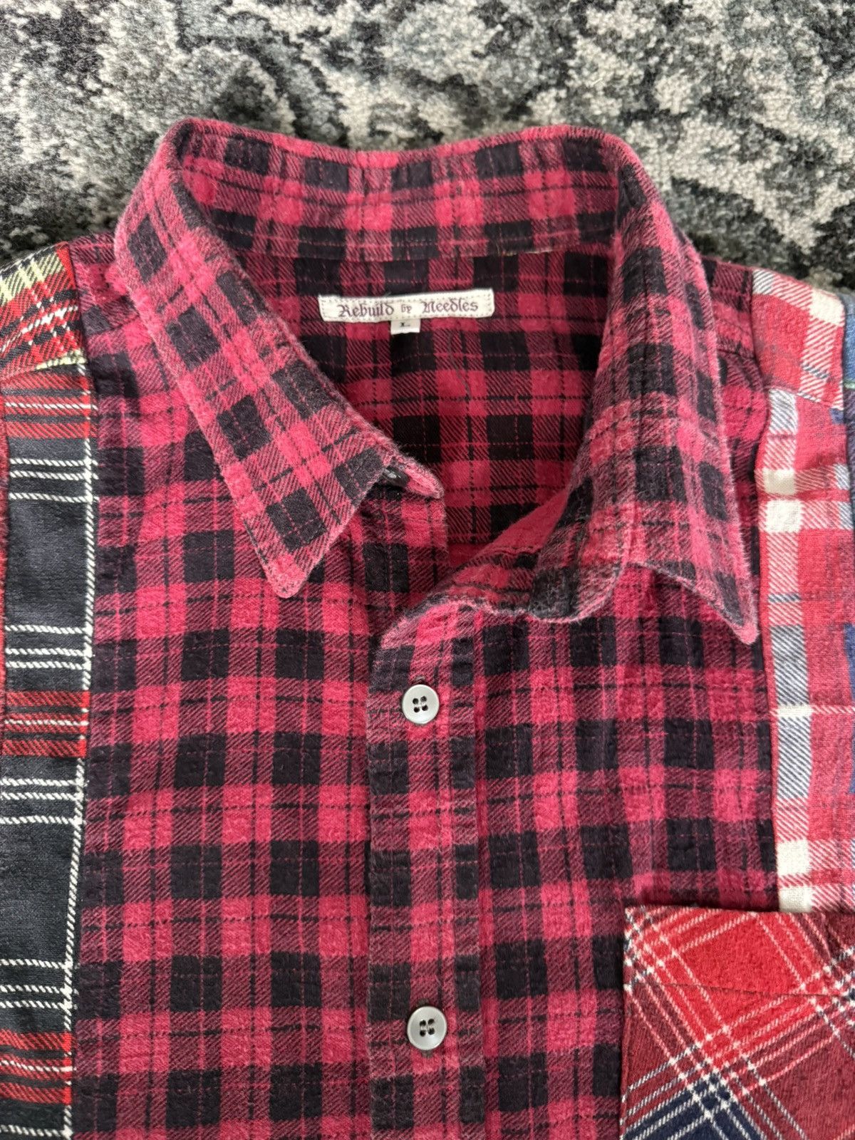Needles Needles Rebuild Multicolor 7 Cuts Shirt Size US L / EU 52-54 / 3 - 4 Thumbnail